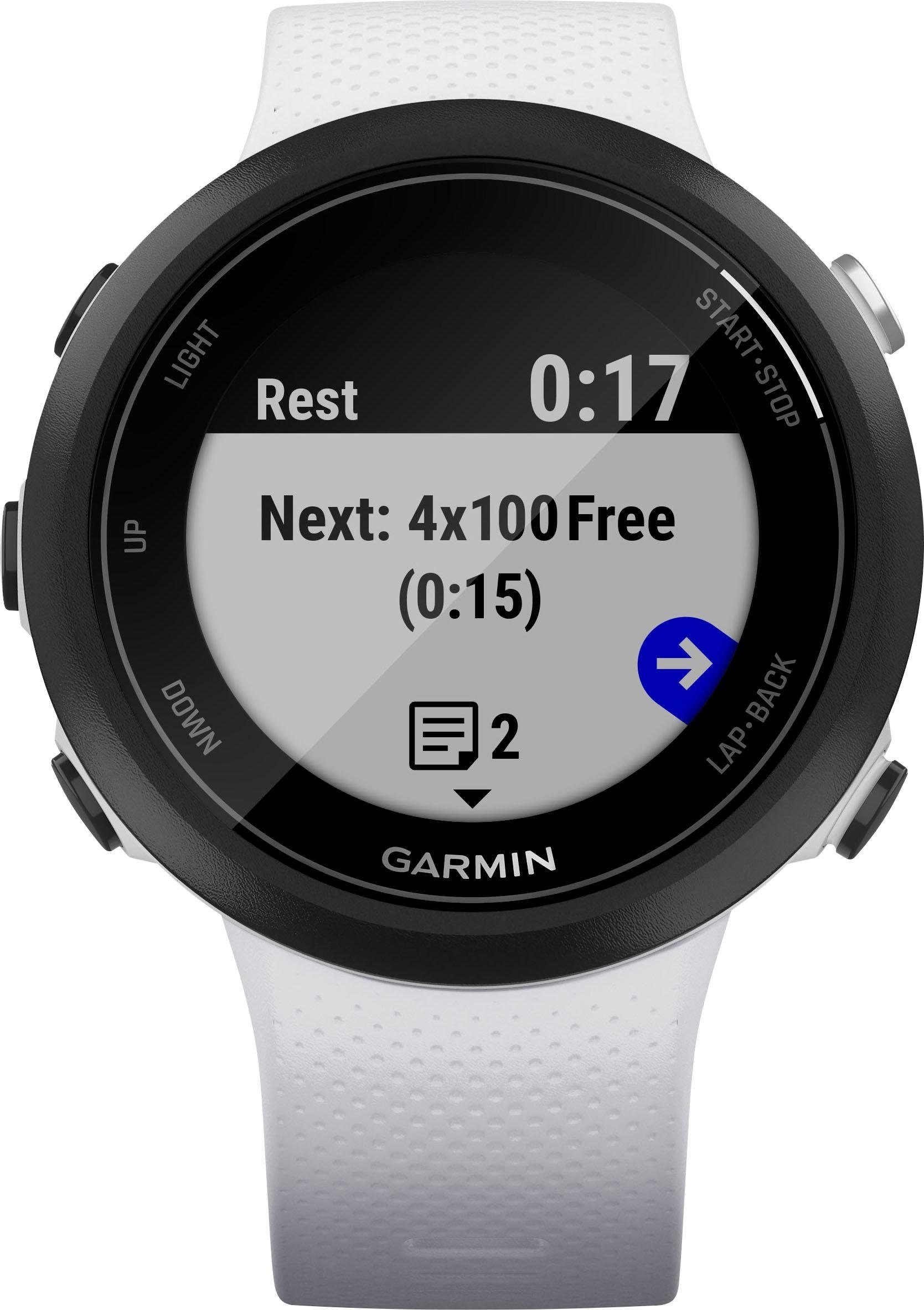 Garmin Smartwatch »Swim2 mit Silikon-Armband 20 mm«