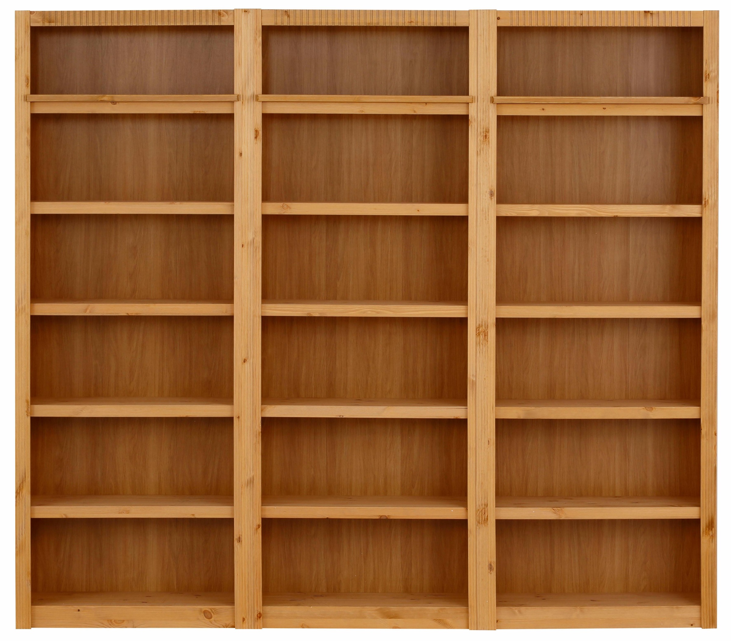 Home affaire Bücherwand »Bergen«, aus schönem massivem Kiefernholz, 3 tlg. günstig online kaufen