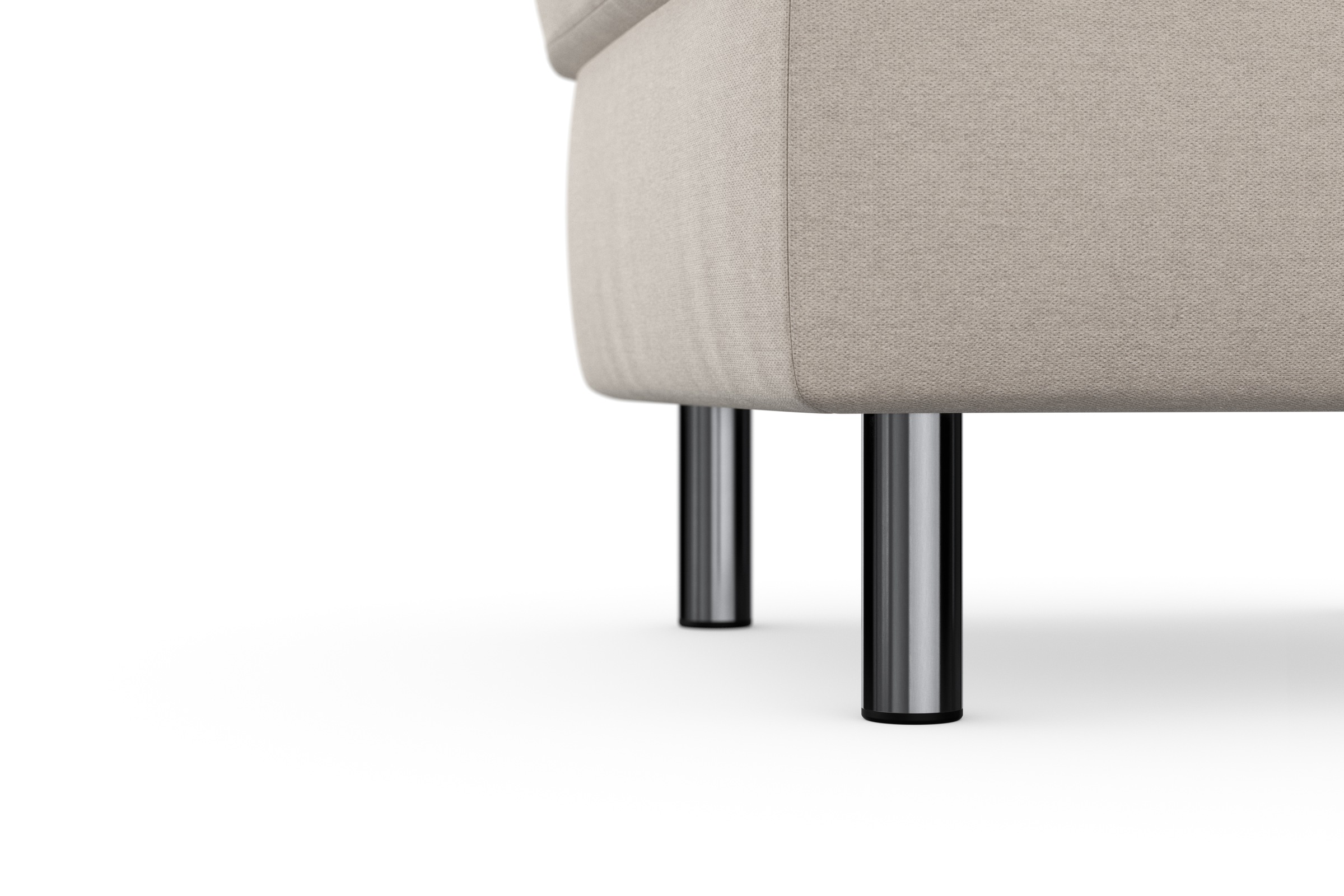 sit&more Stauraumhocker »Sinatra«, Sitzfläche ist abnehmbar, chromfarbene Metallfüße