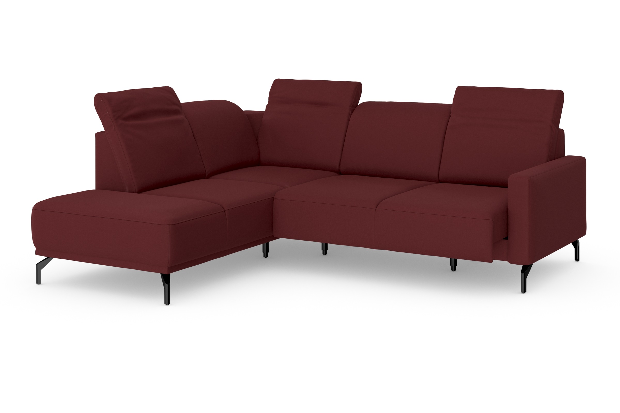 sit&more Ecksofa »Bailando L-Form«, wahlweise mit Kopfteilverstellung und Vorziehsitz, motorisch