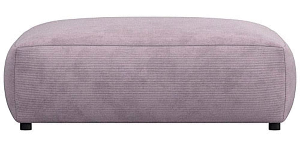 FLEXLUX Pouf »Lucera«, modern & anschmiegsam, Kaltschaum, Stahl-Wellenunter günstig online kaufen