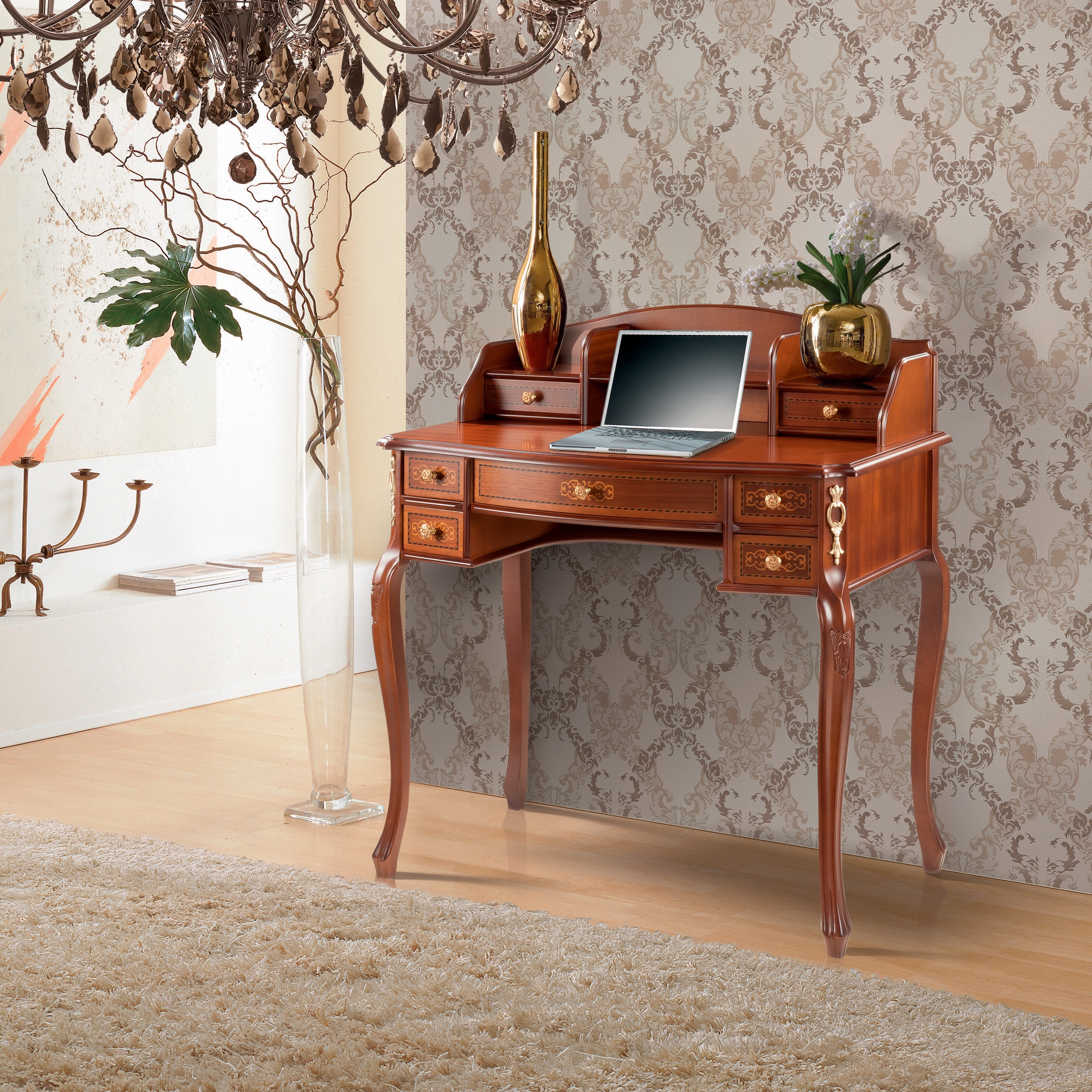 Home affaire Schreibtisch »Visconte«, Breite 87 cm