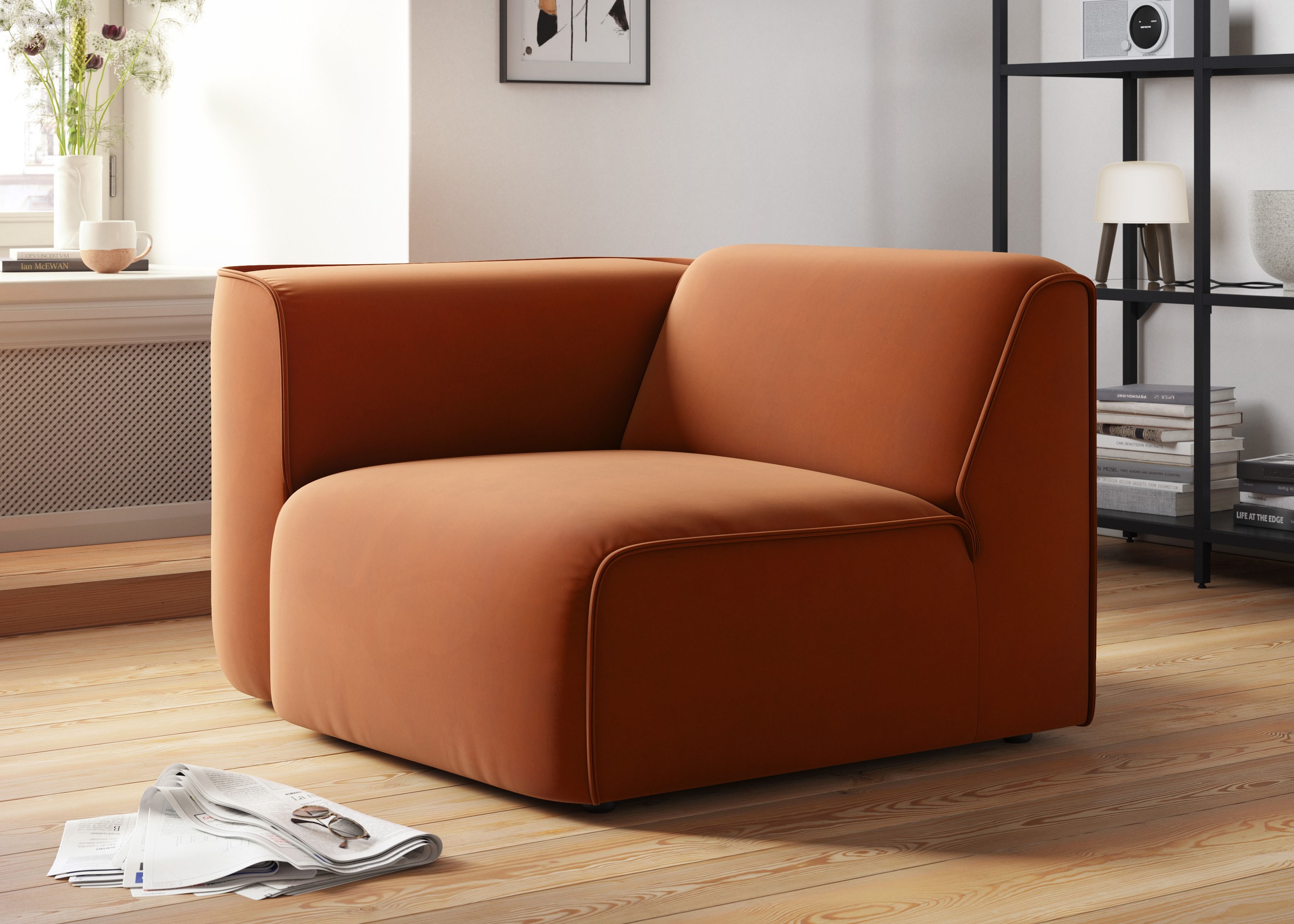 OTTO home Sessel »Sofa-Eckelement, Maße B/T/H: 109/97/46 cm« als Modul oder günstig online kaufen