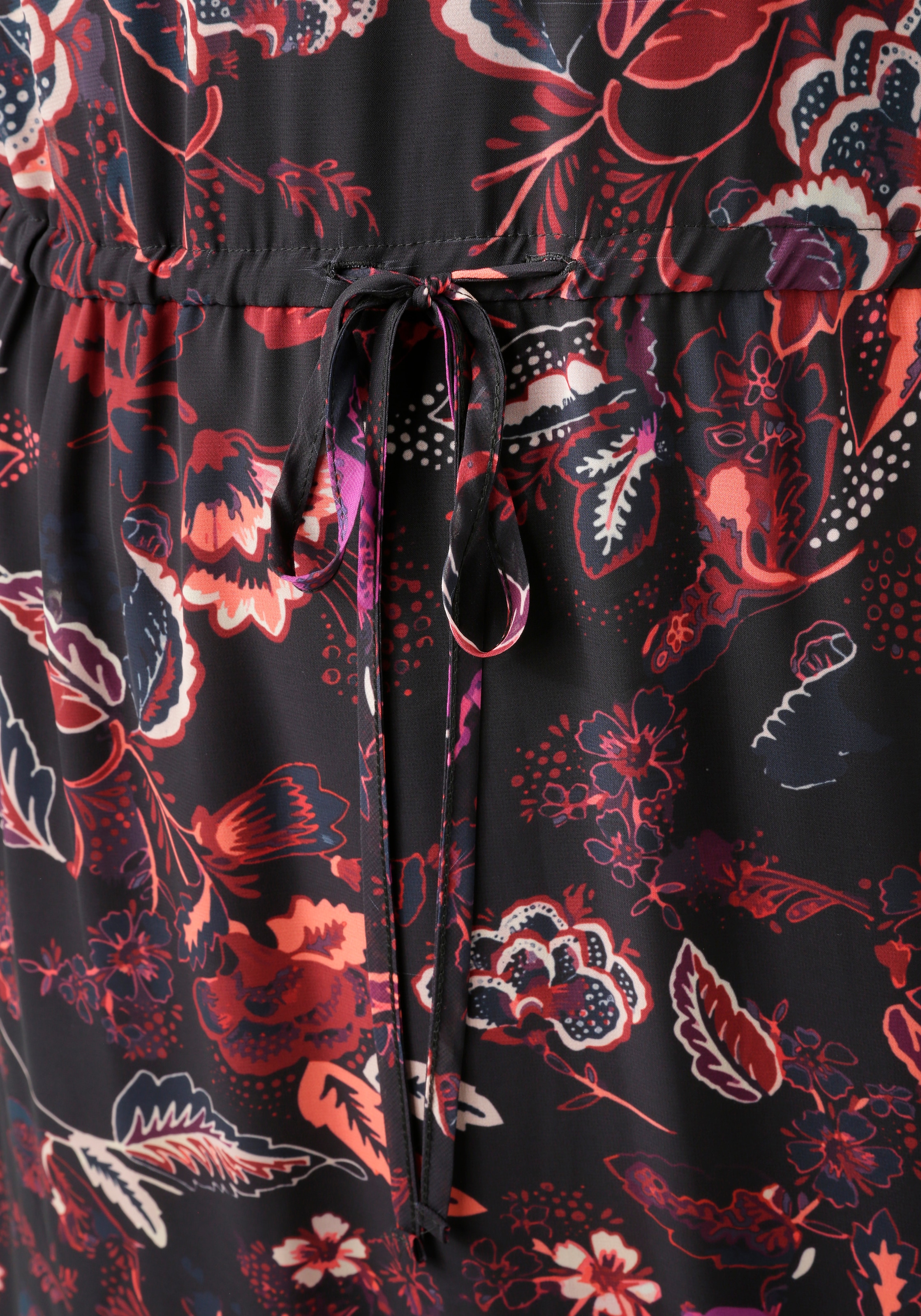 Aniston PLUS Maxikleid, in Chiffon mit Blumen Print - NEUE KOLLEKTION