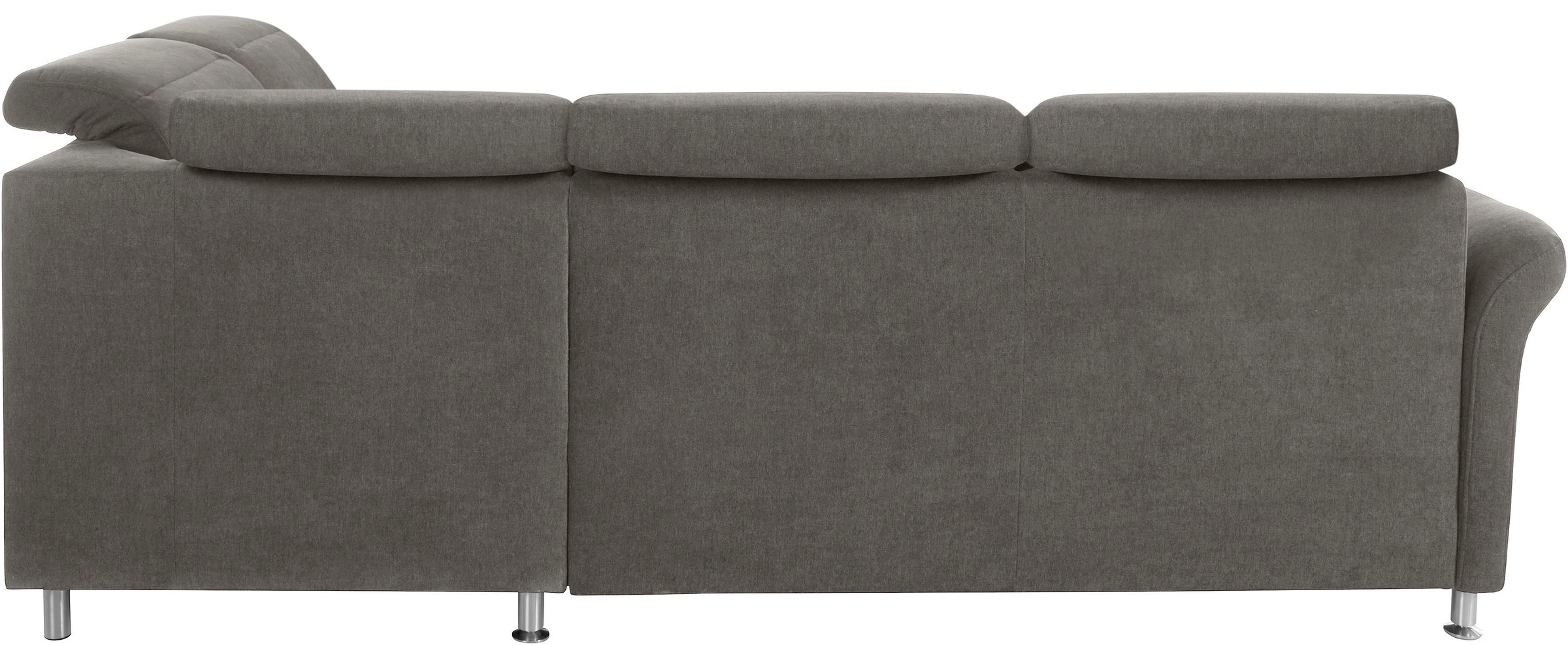 sit&more Ecksofa »Darwin L-Form«, inklusive Federkern, wahlweise mit Kopfteilverstellung, Bettfunktion