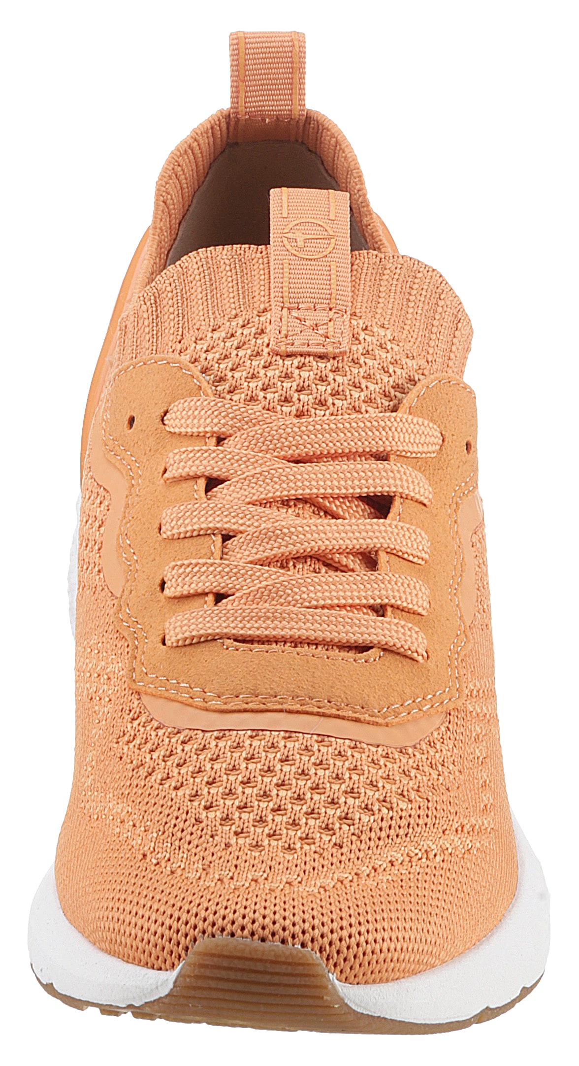 Tamaris Slip-On Sneaker, Freizeitschuh, Halbschuh, Schnürschuh mit aufgesetzer Zierschnürung