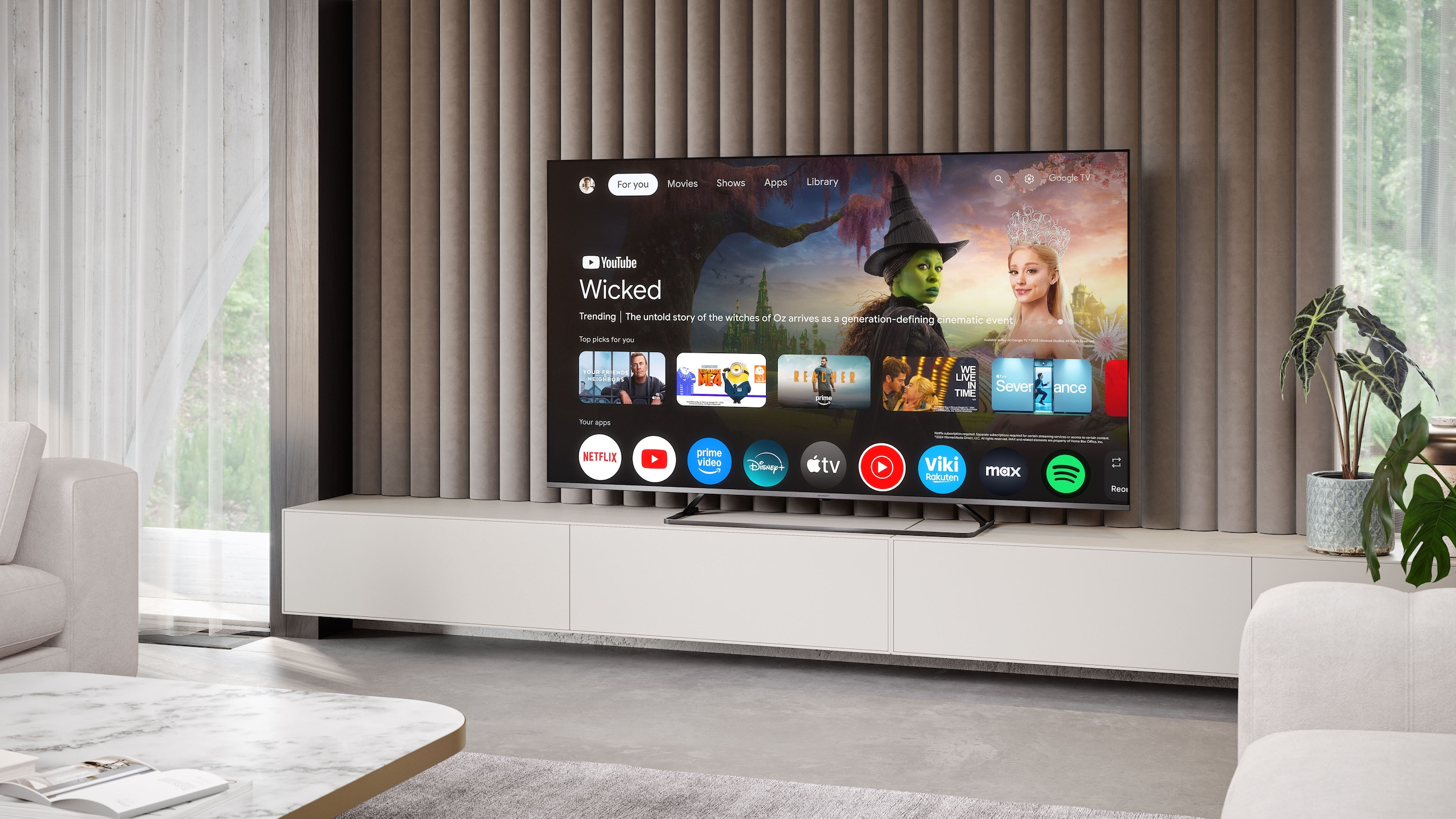 Sharp QLED Mini LED-Fernseher »4T-C65JPx« 164 cm/65 ″