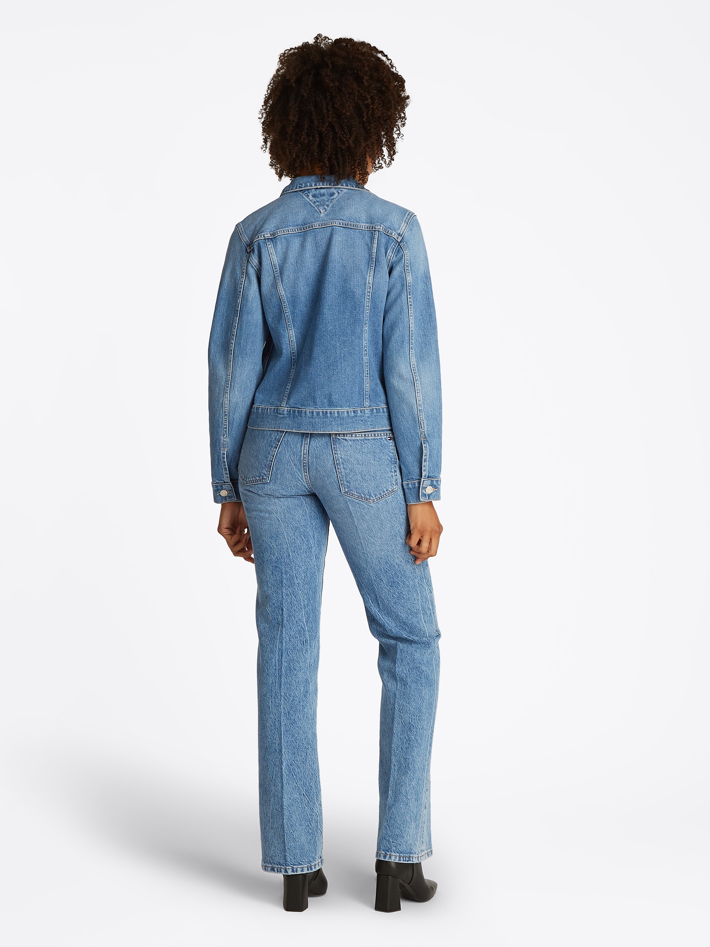 Tommy Hilfiger Jeansjacke »DNM SLIM JACKET UMA«, in blauer Waschung