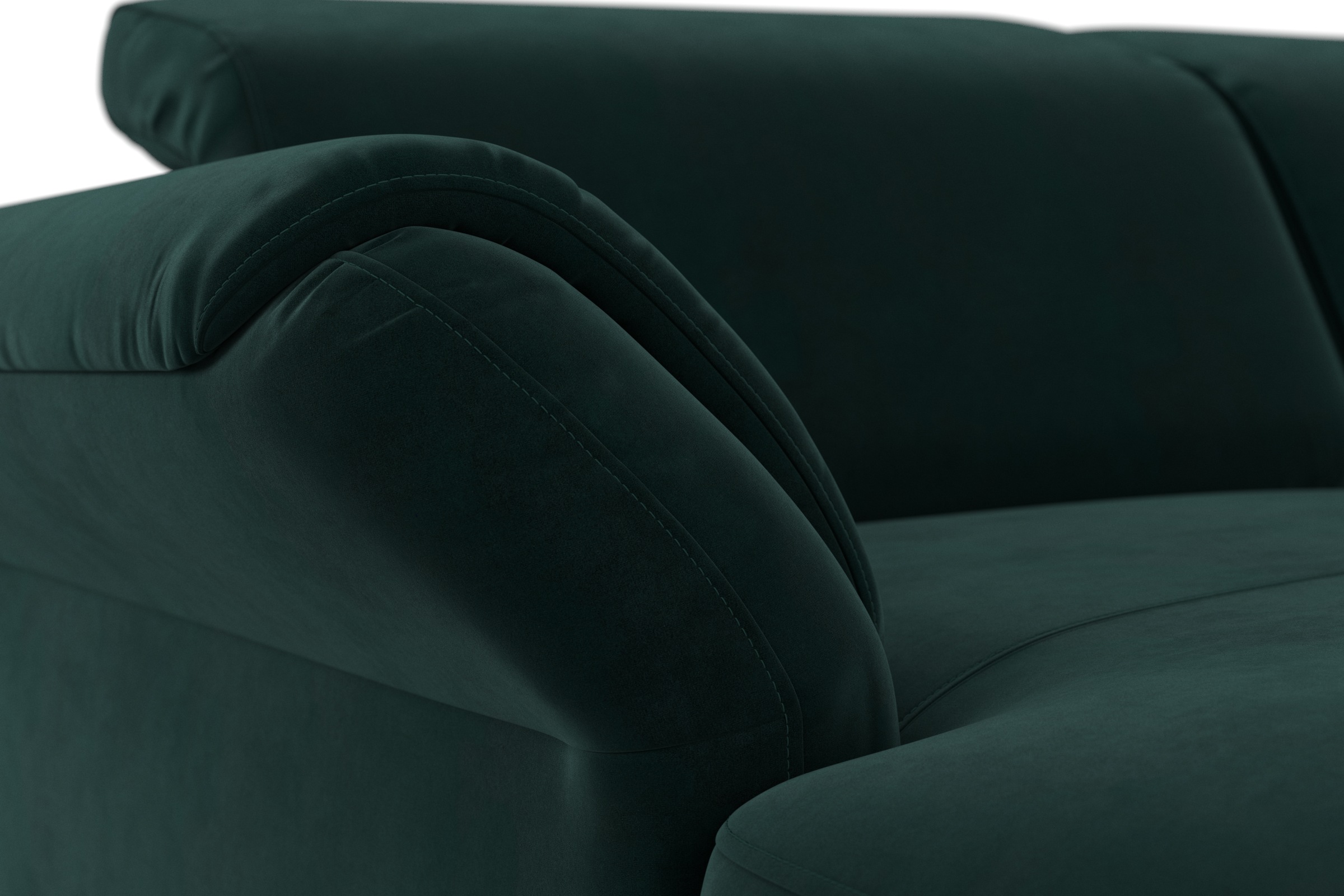 sit&more Wohnlandschaft »Apulia U-Form«, wahlweise Bettfunktion, Bettkasten und Kopf- und Armteilverstellung