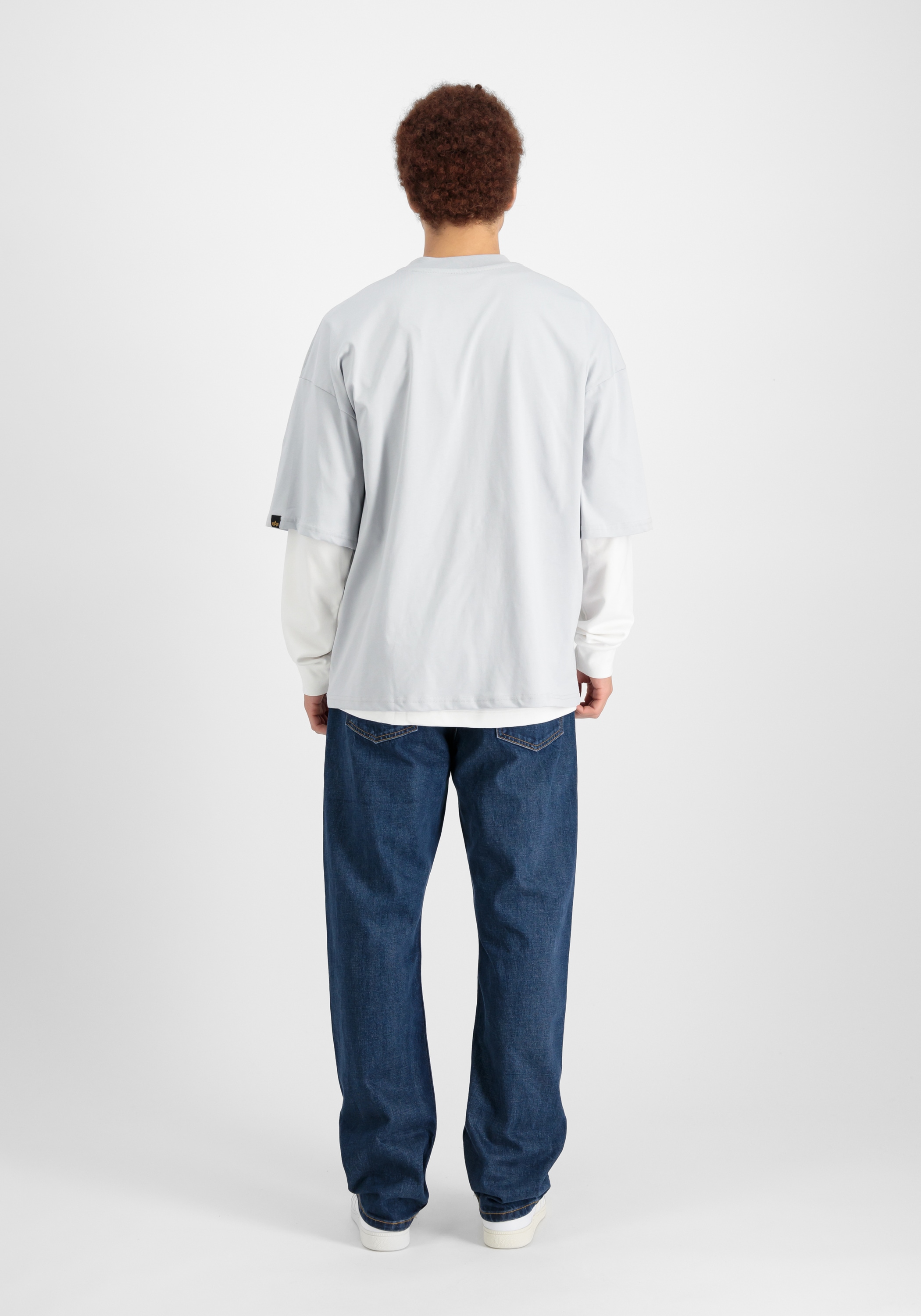 Alpha Industries T-Shirt »Alpha Industries Men - T-Shirts Flock Logo T-Shirt«