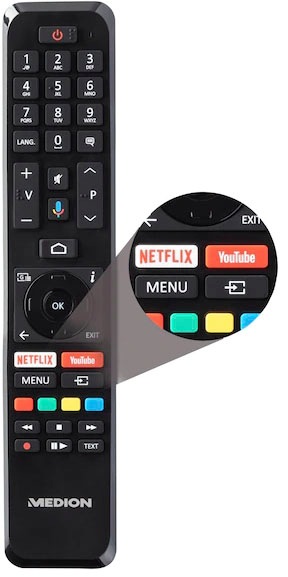 Medion® LED-Fernseher »MD33981 EU«, 4K Ultra HD, Smart-TV
