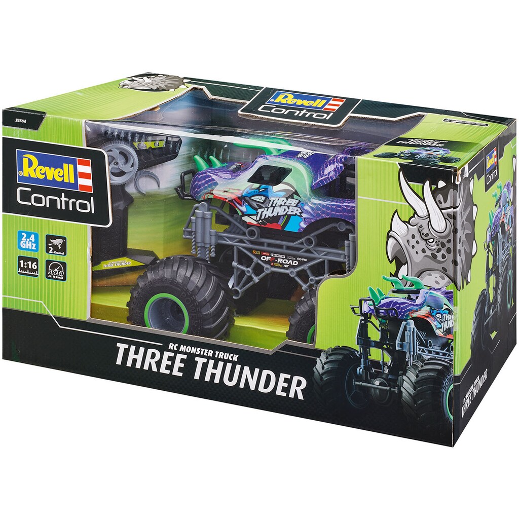 Revell® RC-Monstertruck »Revell® control, RC Dino Monster Truck Three Thunder«