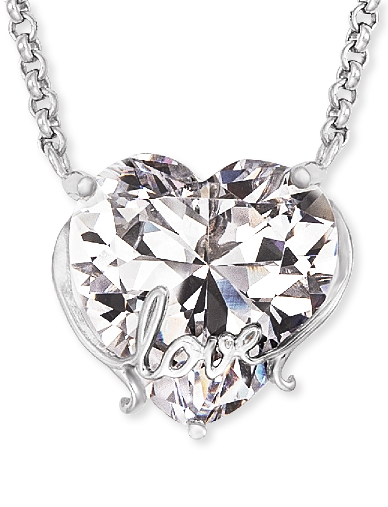 Engelsrufer Kette mit Anhänger »Schmuck Geschenk Halskette Herz LIEBE "My Love"«, mit Zirkonia (synth.)