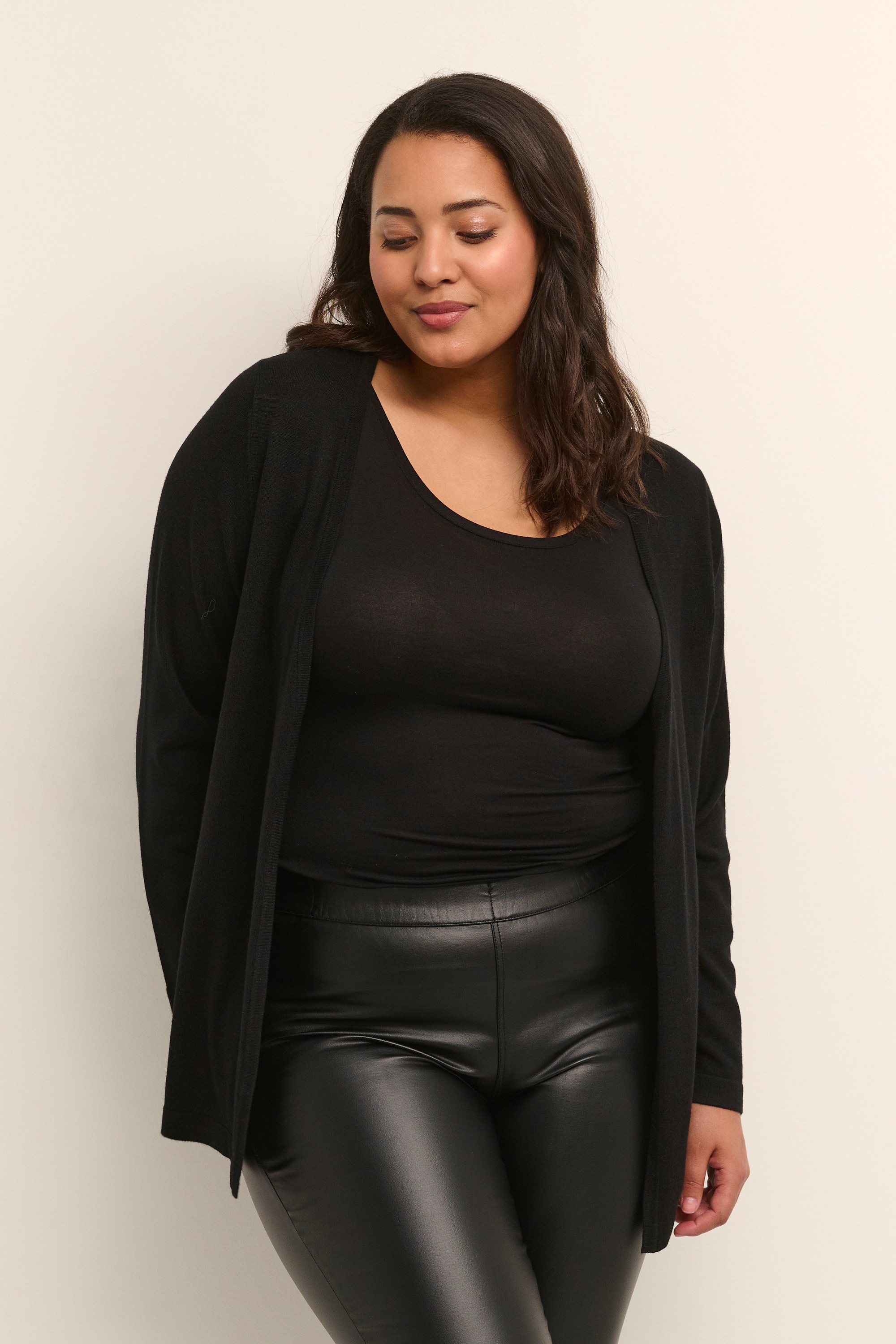 KAFFE Curve Strickjacke »Damen Strickjacke KCfarsia«