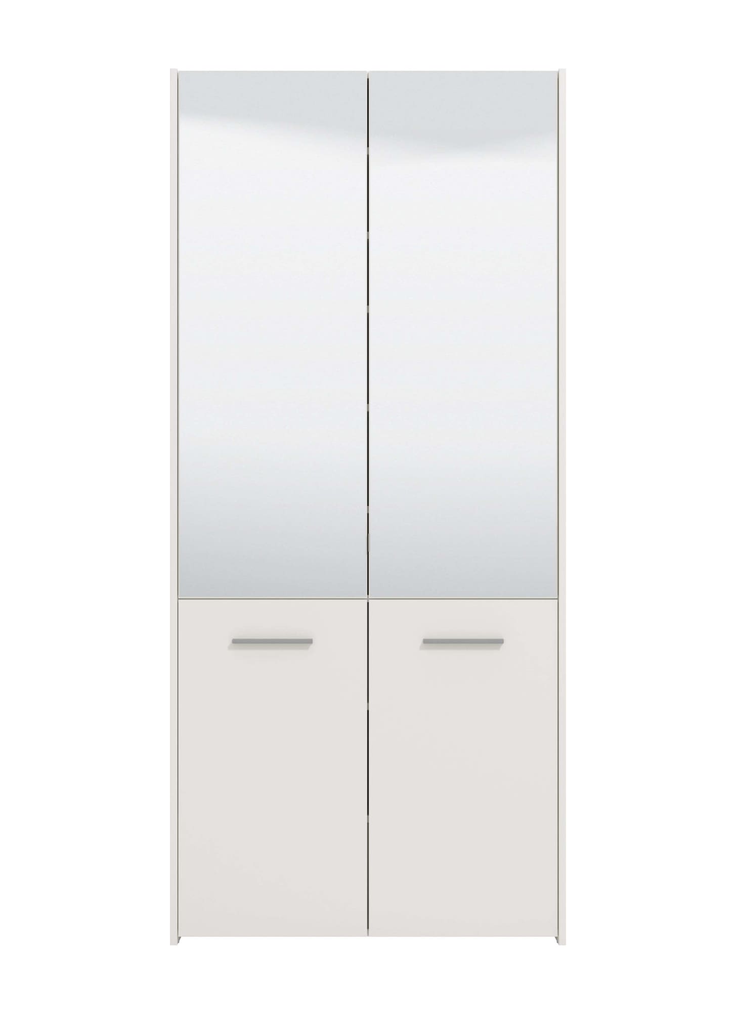 INOSIGN Schuhschrank »Menorca Schuhkommode, Lagerschrank, Schuhregal, Breite 90 cm«, mit vier Türen, in modernen und eleganten Farben, mit zwei Spiegeln