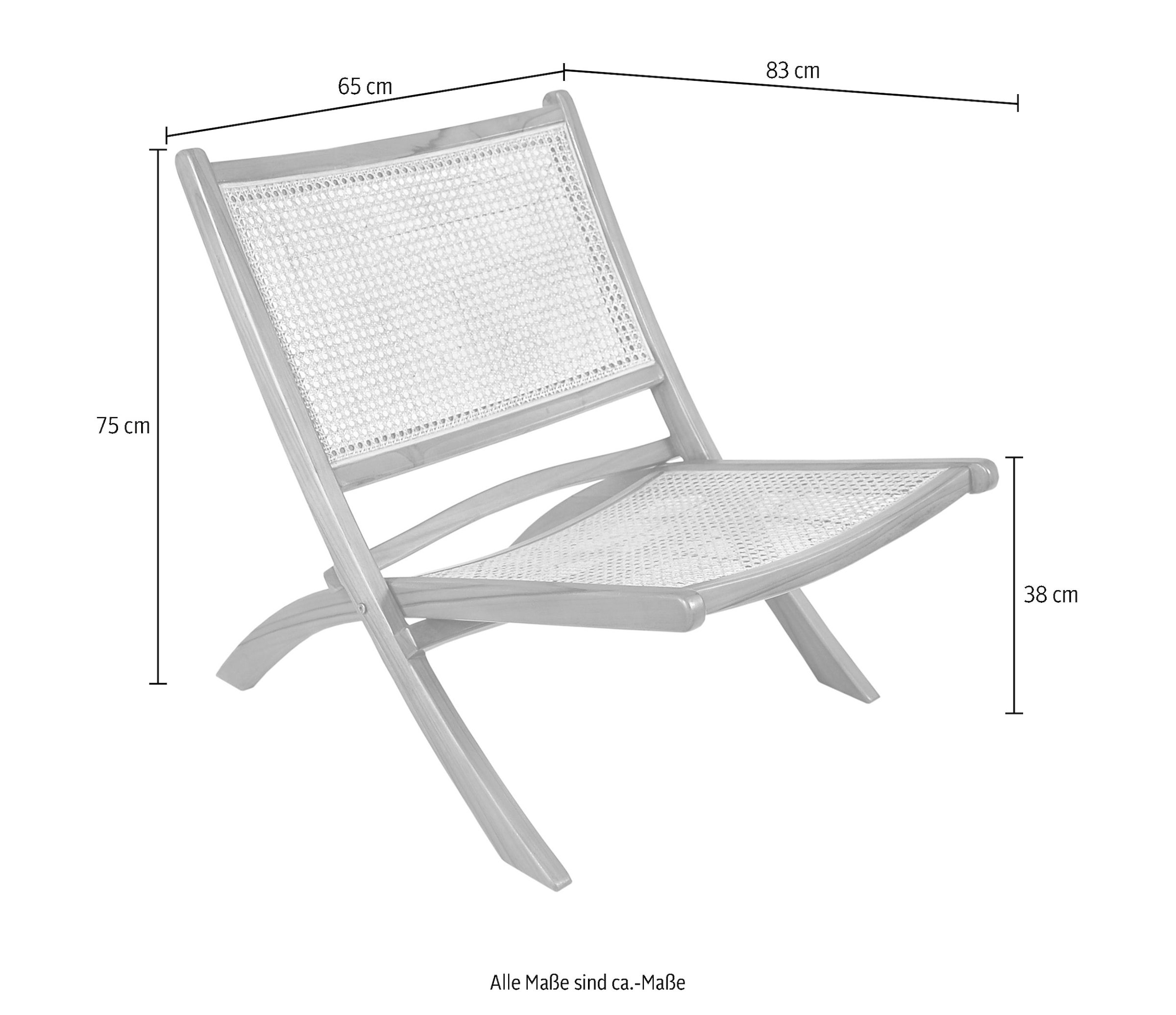 SIT Rattanstuhl, klappbar