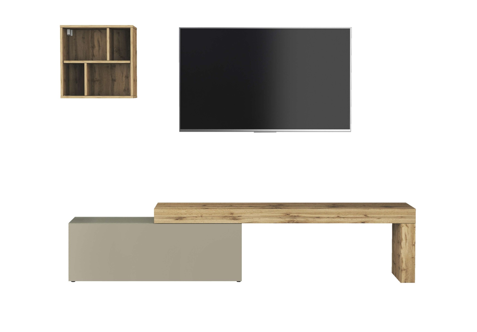 INOSIGN TV-Wand »Chronos TV-Set, Wohnwand – Elemente frei platzierbar, Made günstig online kaufen