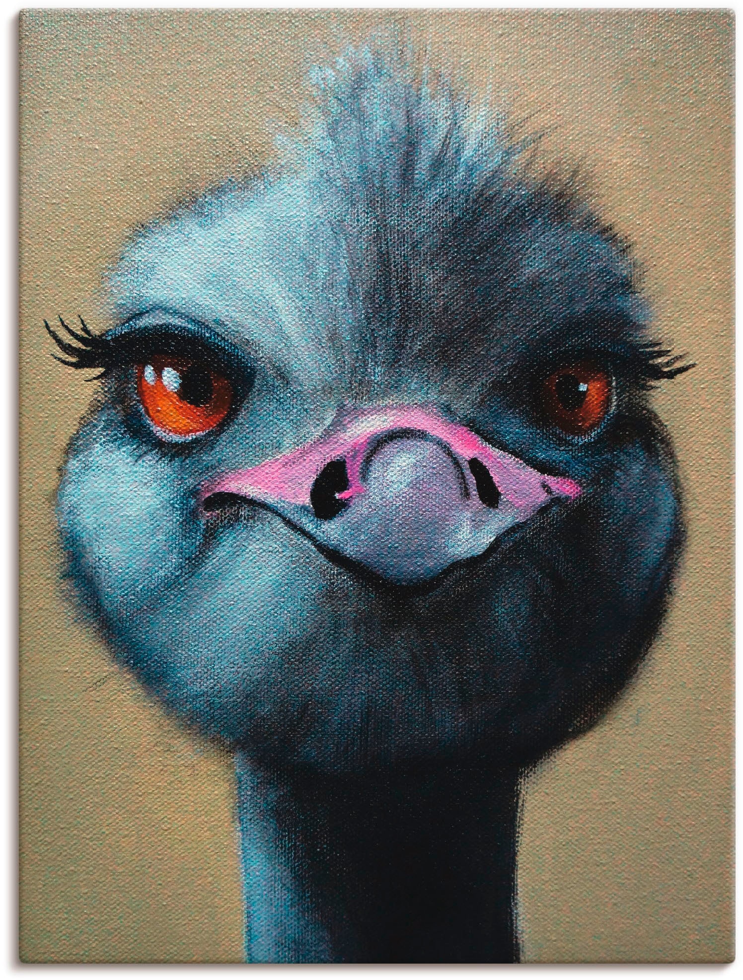 Artland Wandbild »Das zwinkern lerne ich auch noch!«, Vögel, (1 St.), als L günstig online kaufen