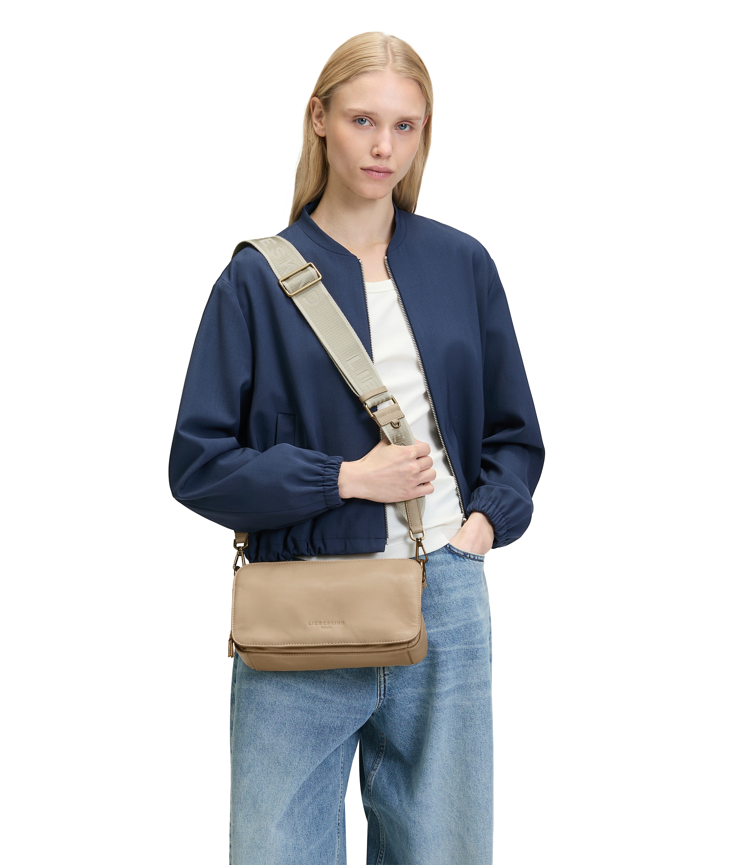 Liebeskind Berlin Umhängetasche »Crossbody CARRY OVER SHEEP NATURAL«