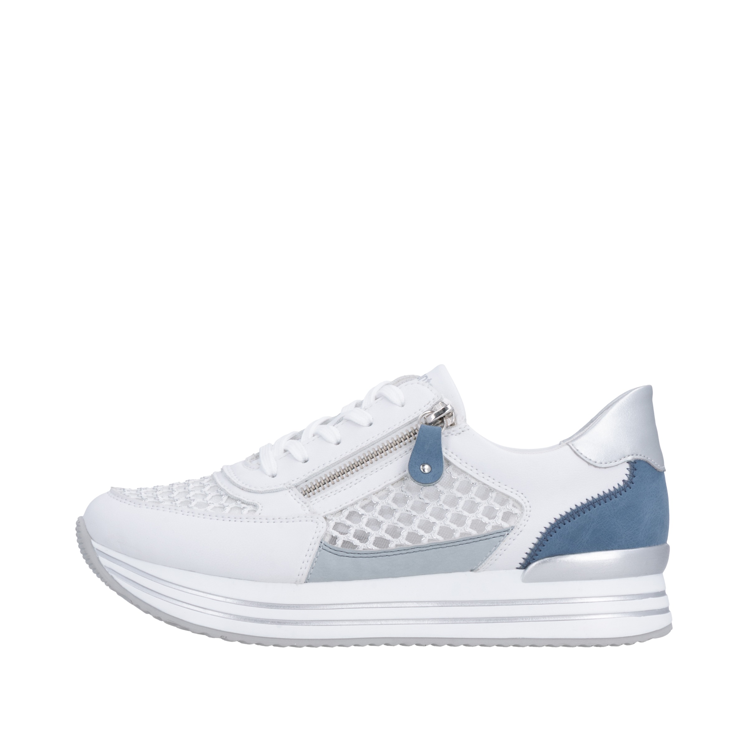 Remonte Plateausneaker  , Freiezitschuh, Halbschuh, Schnürschuh, vegan, Kontrastbesatz