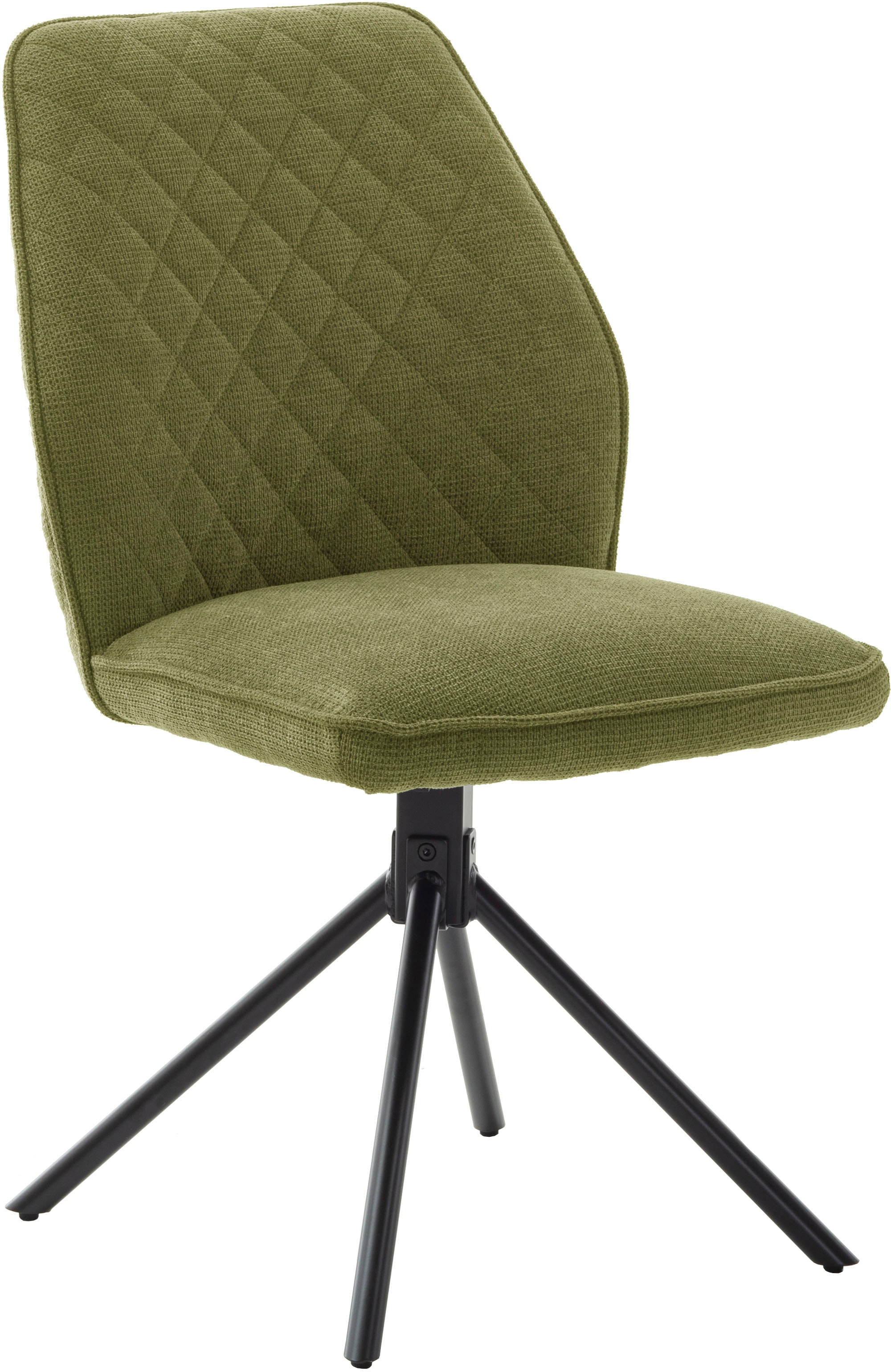 MCA furniture Esszimmerstuhl »ACANDI«, Chenilleoptik, (2er-Set),drehbar 180°, Sitzhöhe von ca. 50 cm, Belastbarkeit 120 kg