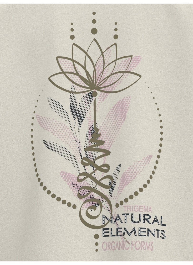 Trigema T-Shirt »TRIGEMA T Shirt mit Printmotiv "Natural Elements"« 1
