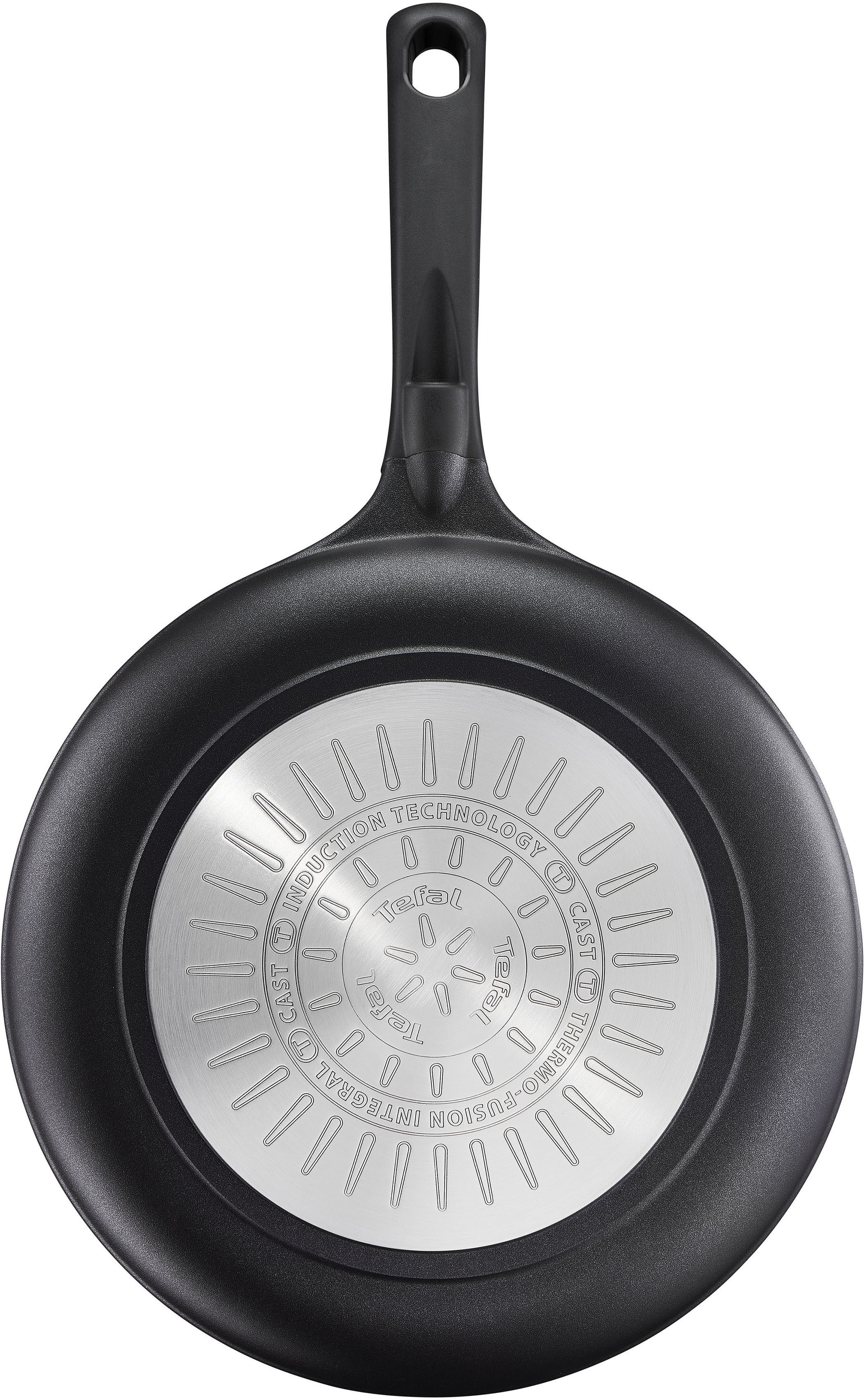 Tefal Bratpfanne »Trattoria Pro«, Aluminiumguss, (1 tlg.), Robust, Antihaftversiegelung, Temperaturanzeiger, Induktion