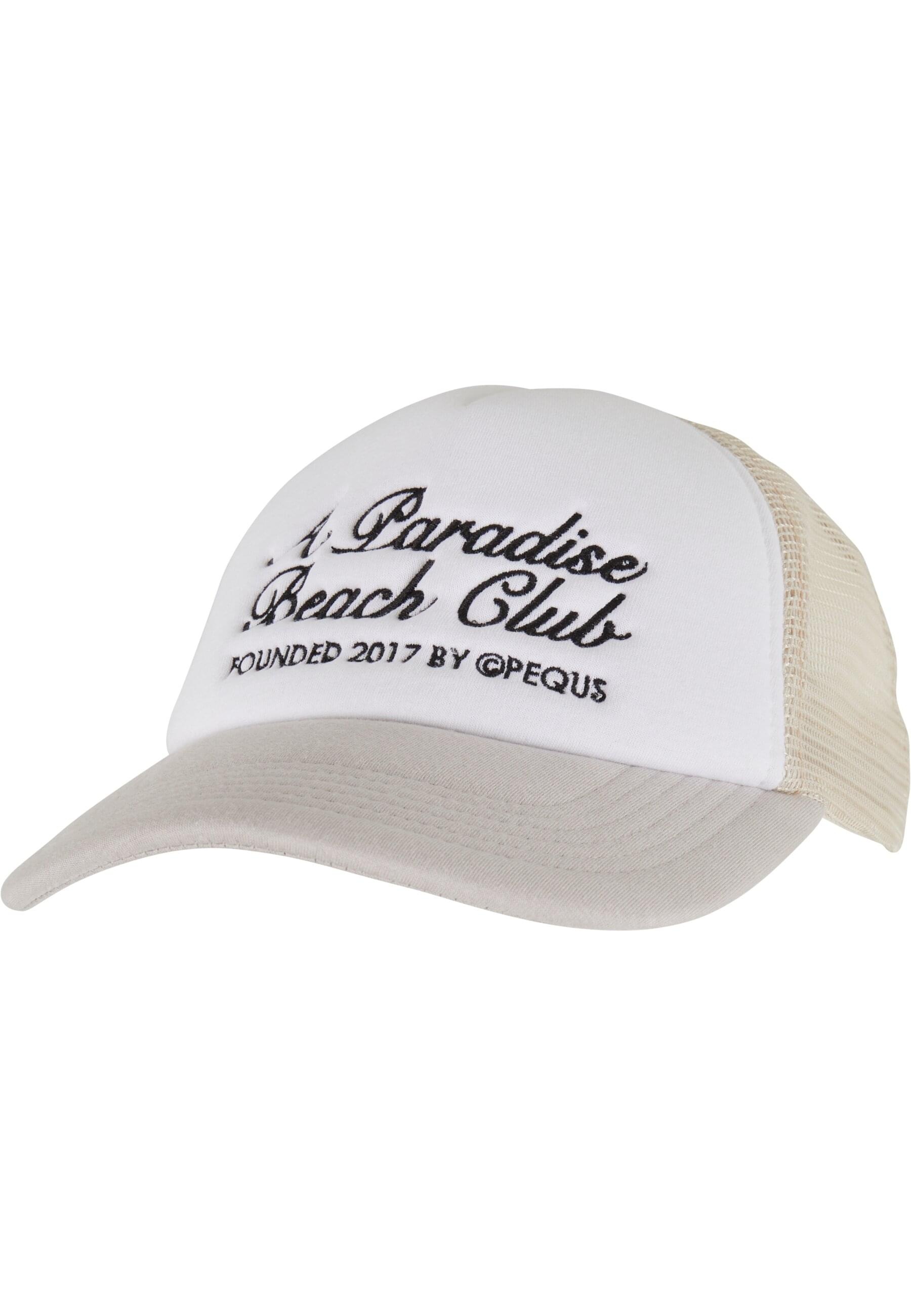 PEQUS Trucker Cap »PEQUS PEQUS A Paradise Beach Club Curved Logo Trucker Cap«