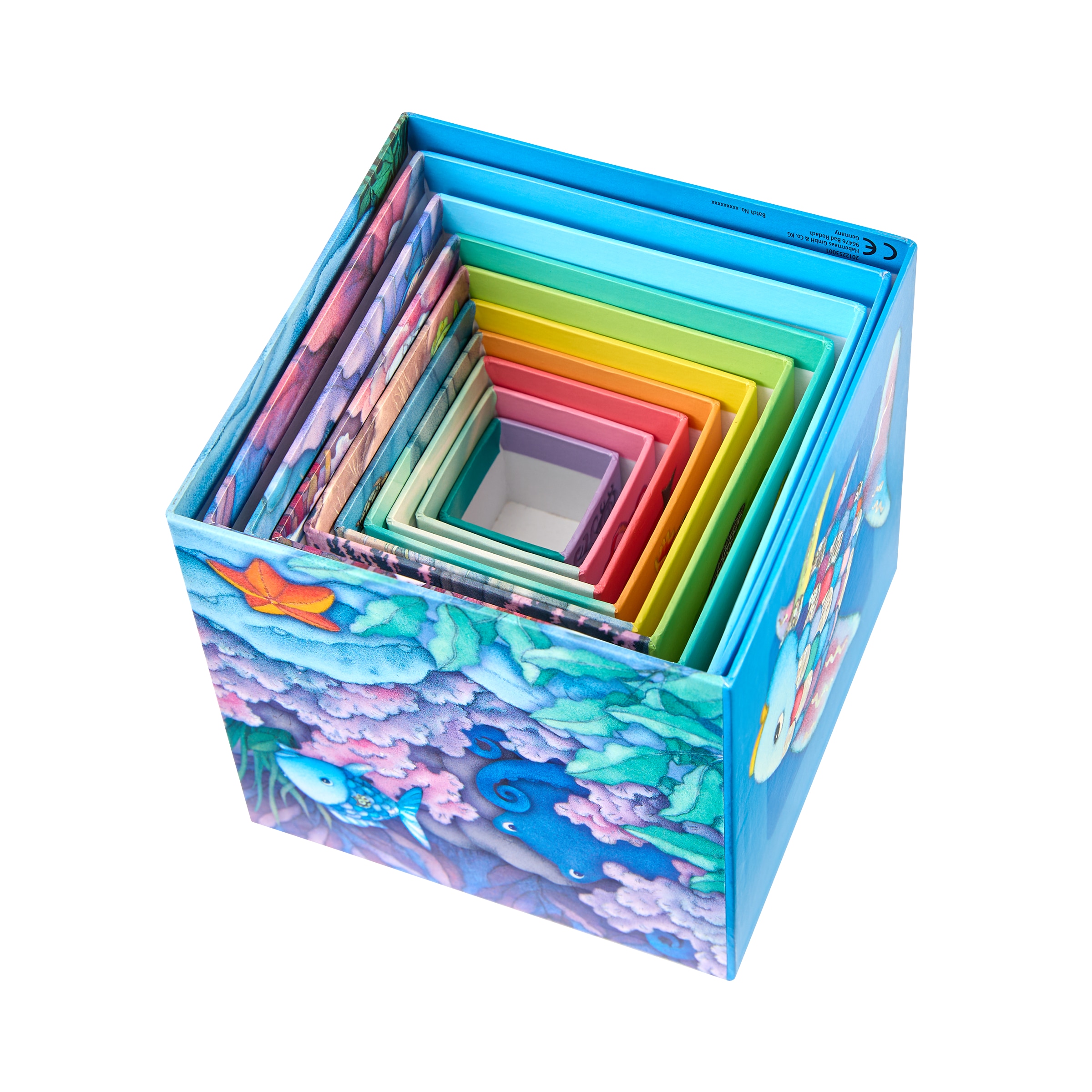 Haba Stapelspielzeug »Stapelturm Glitzer Der Regenbogenfisch«