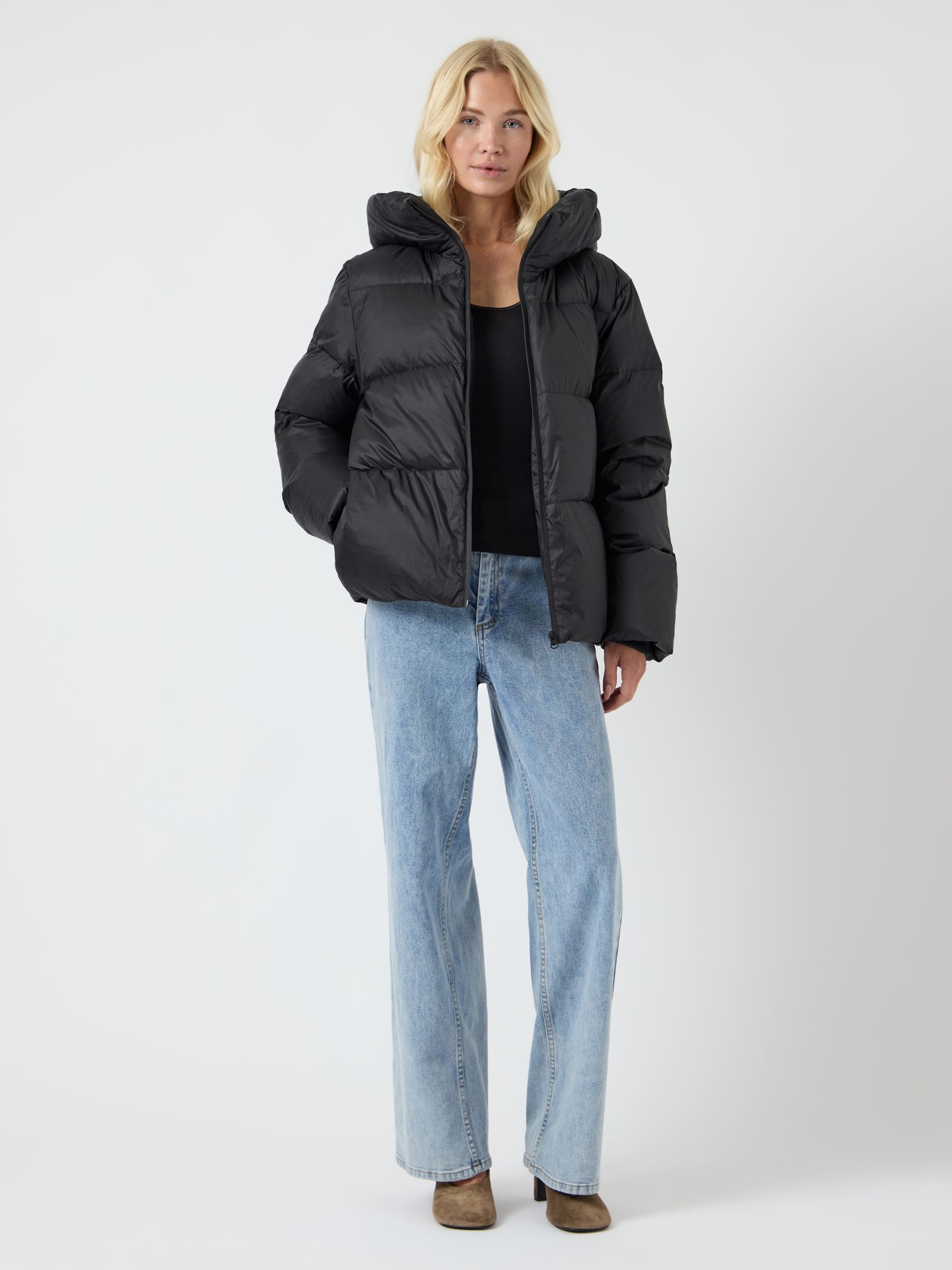 Y.A.S Steppjacke »YASPOPPEL DOWN BLEND JACKET S. NOOS« mit Kapuze