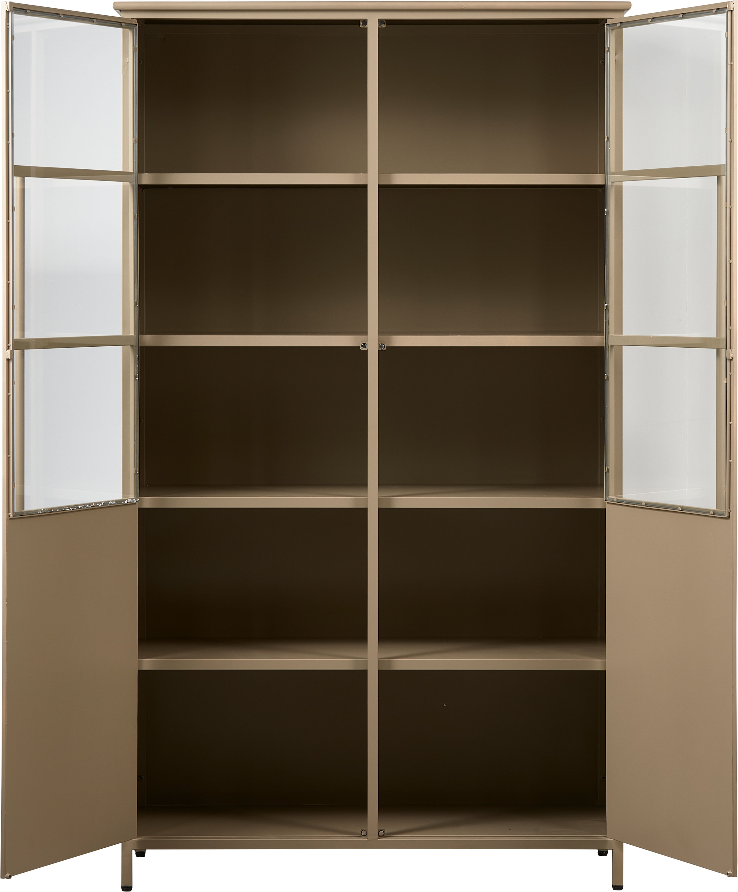 WOOOD Vitrine »Exhibit«, mit Glastüren und viel Stauraum, H 170 cm x B 99 cm