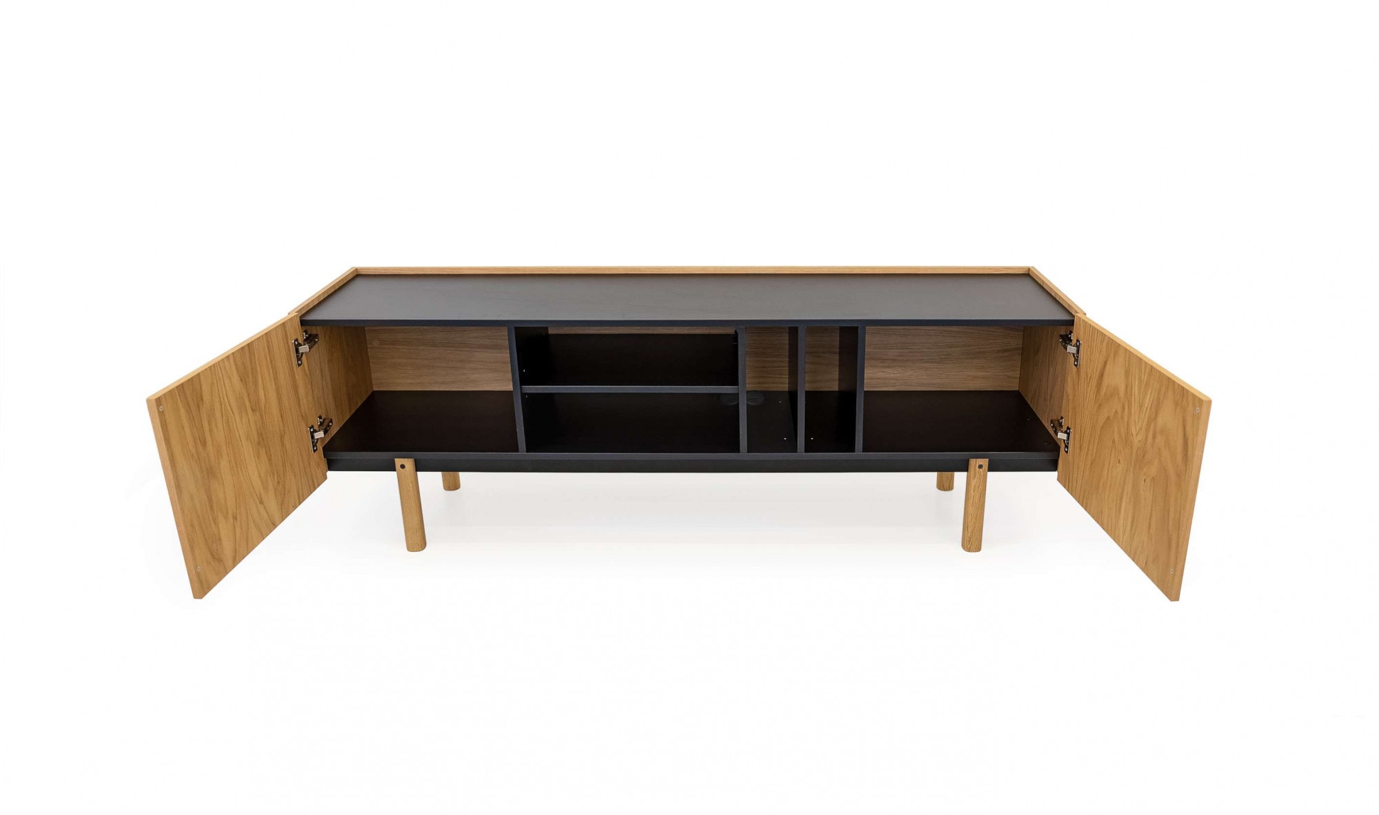 Woodman Sideboard »Porto«, Kommode, dekorative Fräsungen, mit Eichenholzfurnier, Breite 175 cm