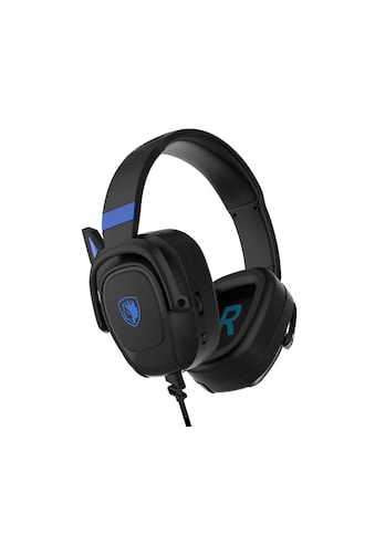 Gaming-Headset »Zpower SA-732 Gaming Headset, schwarz/blau, USB, kabelgebunden«