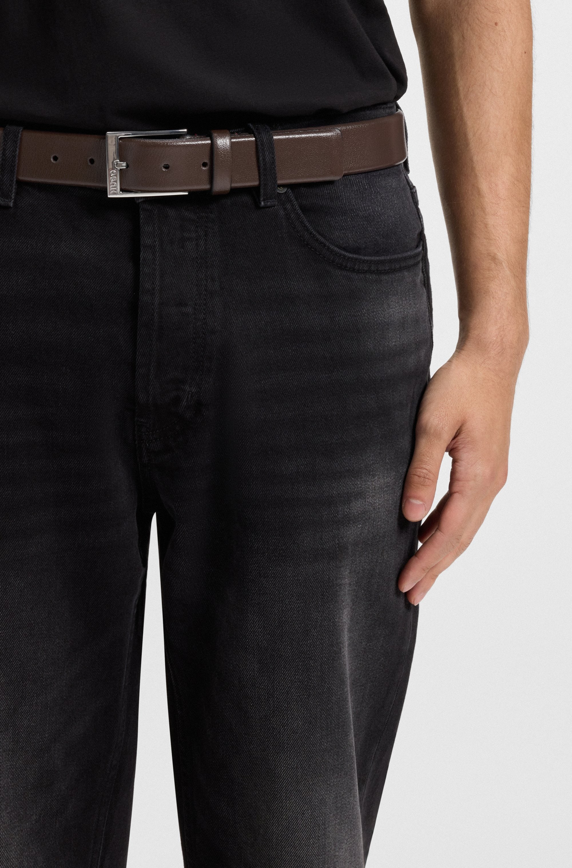 HUGO Ledergürtel »Gellot_Sz35«