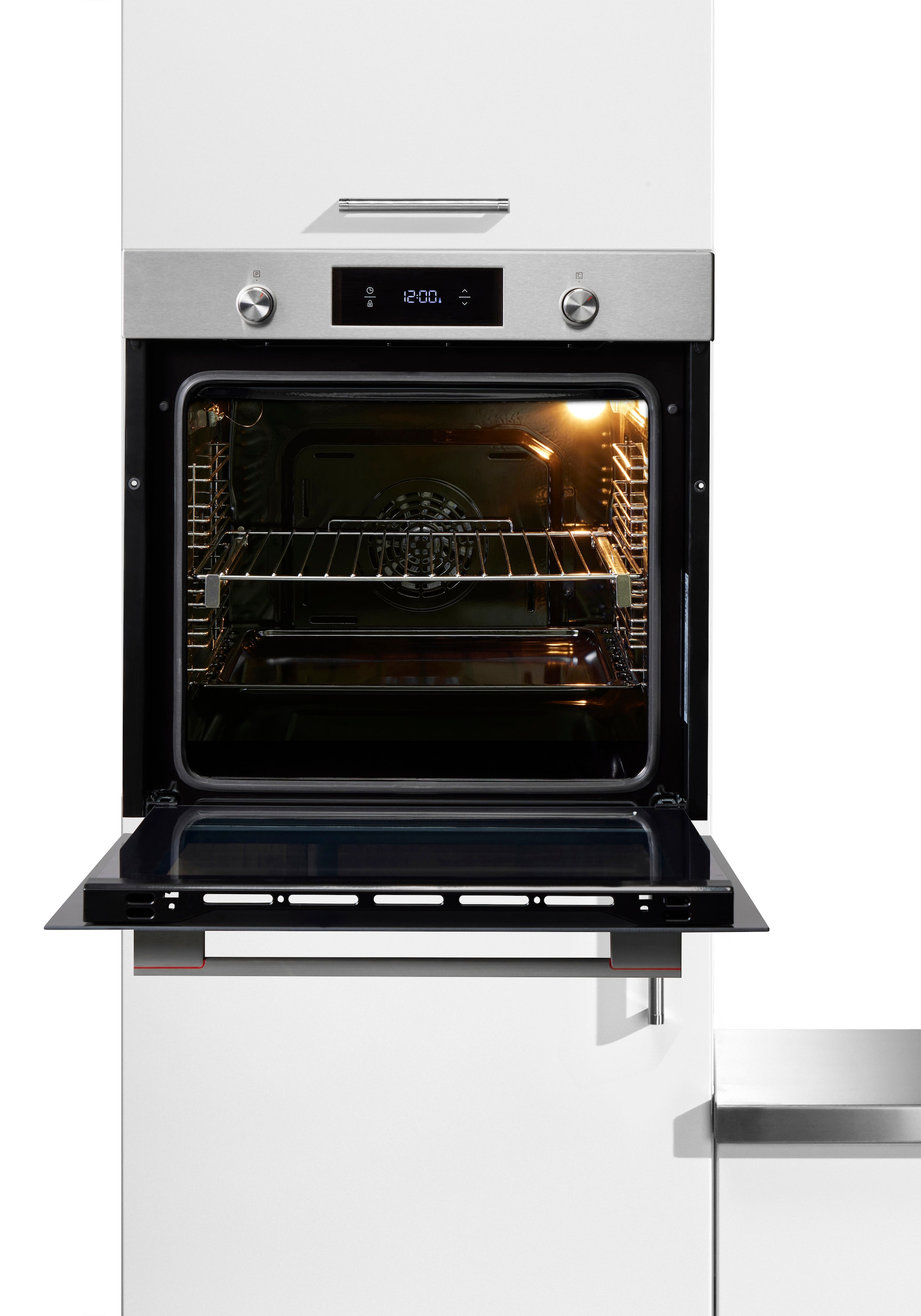 Sharp Einbaubackofen  »K-70P19INH-EU«, mit Vollauszug, SoftClosing