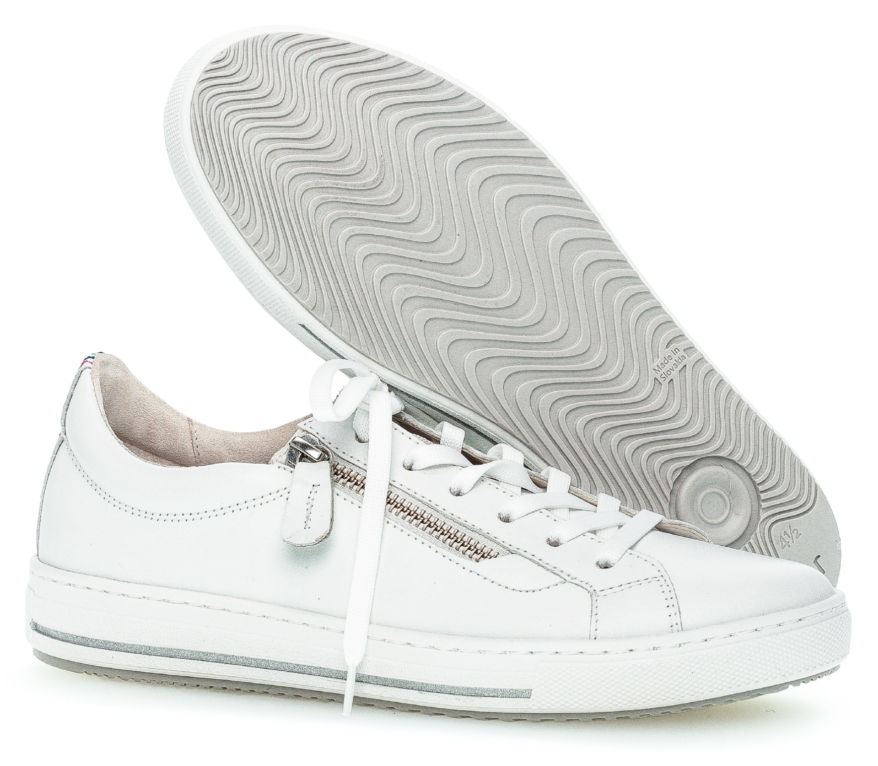 Gabor Keilsneaker »FLORENZ«, weich gepolstertem Schaftrand, Freizeitschuh, Halbschuh, Schnürschuh