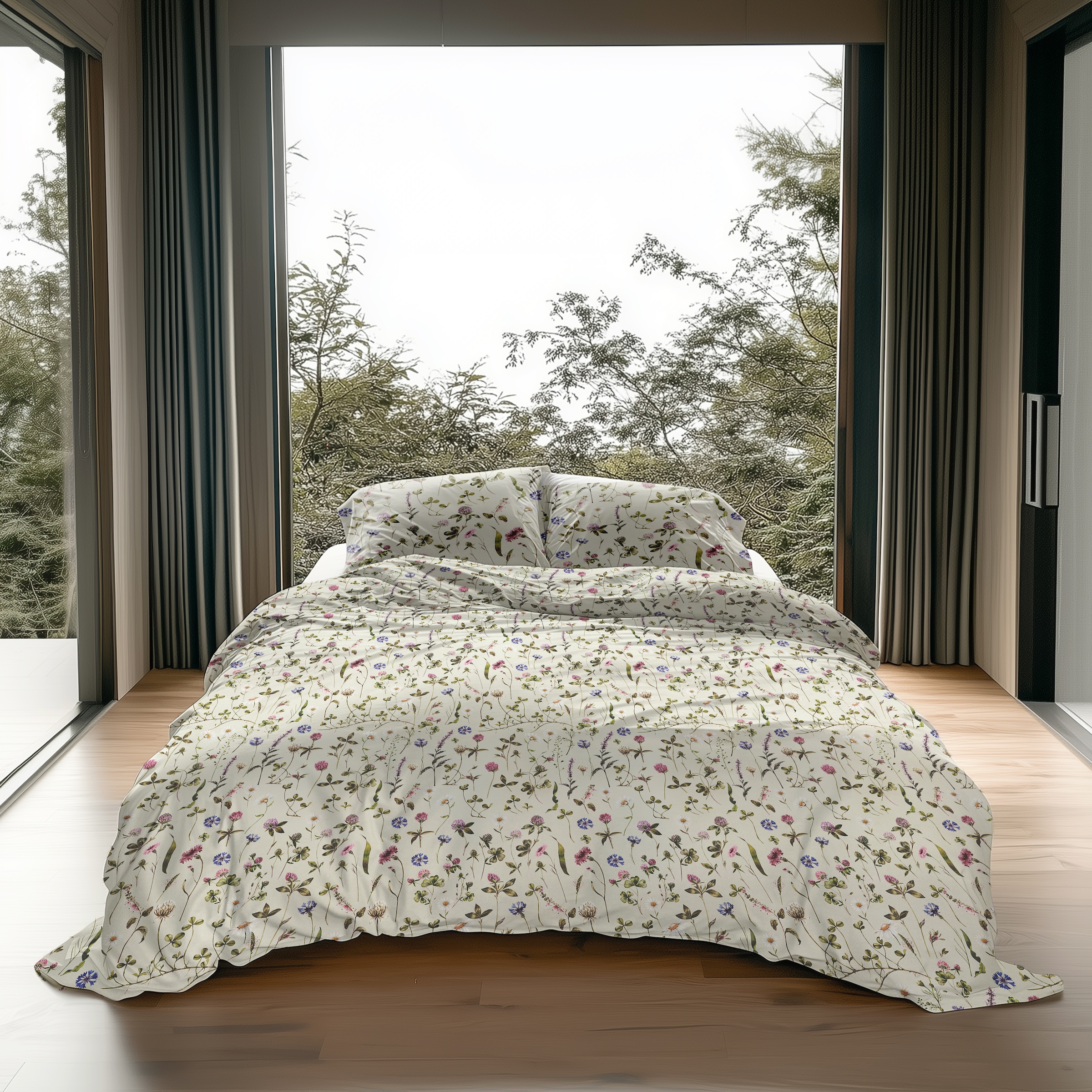 Heckett & Lane Bettwäsche »Heckettlane Bettwäsche Baumwolle Flanell HARPER« 2 Bettwäsche aus 100% Baumwolle, hochwertige Flanell, ab 135x200 cm.