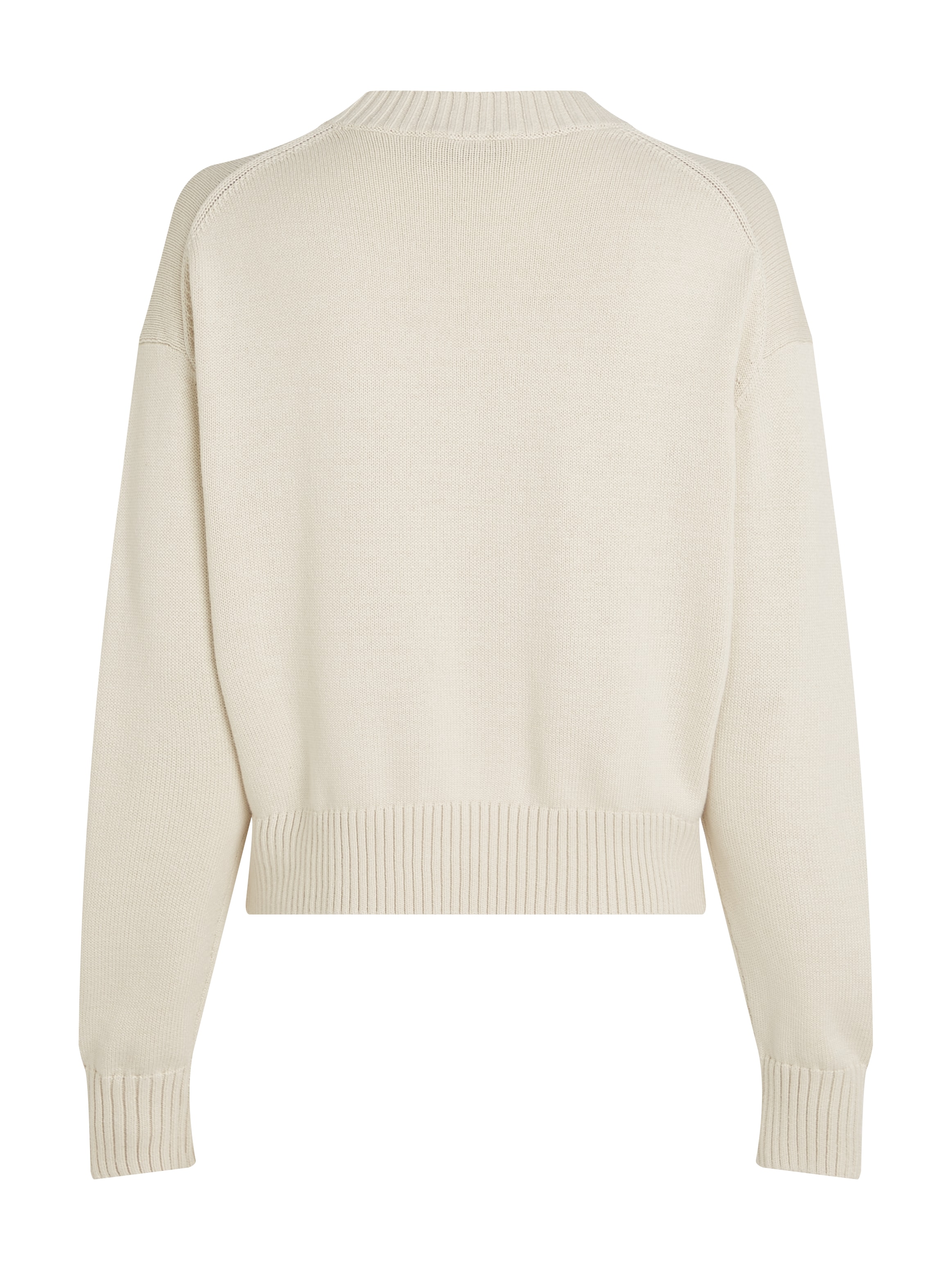 Calvin Klein Jeans Rundhalspullover »MONOGRAM EMBRO CREWNECK SWEATER«, mit Logostickerei