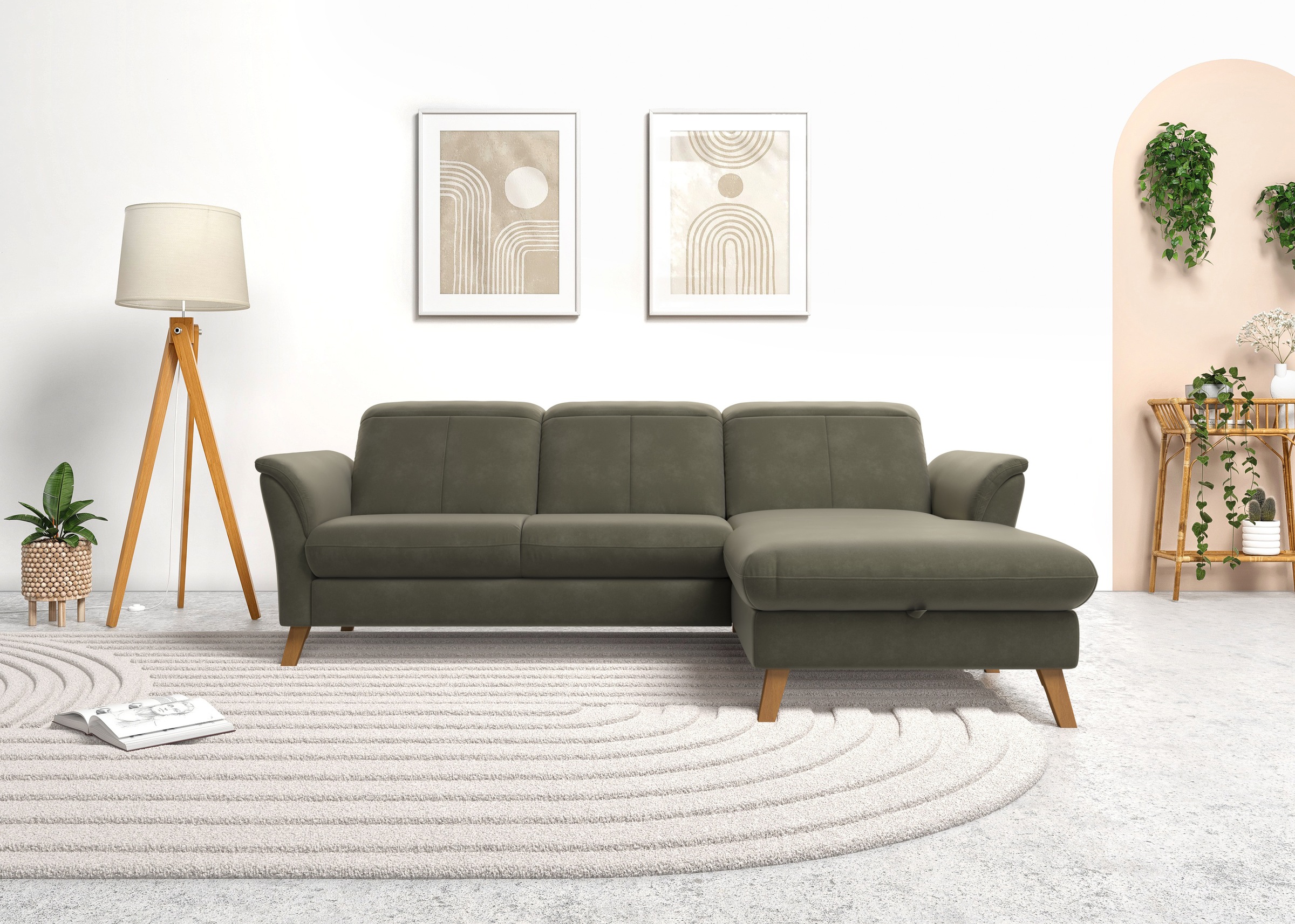 sit&more Ecksofa »Romero L-Form«, wahlweise mit oder ohne Relax-Funktion, B günstig online kaufen