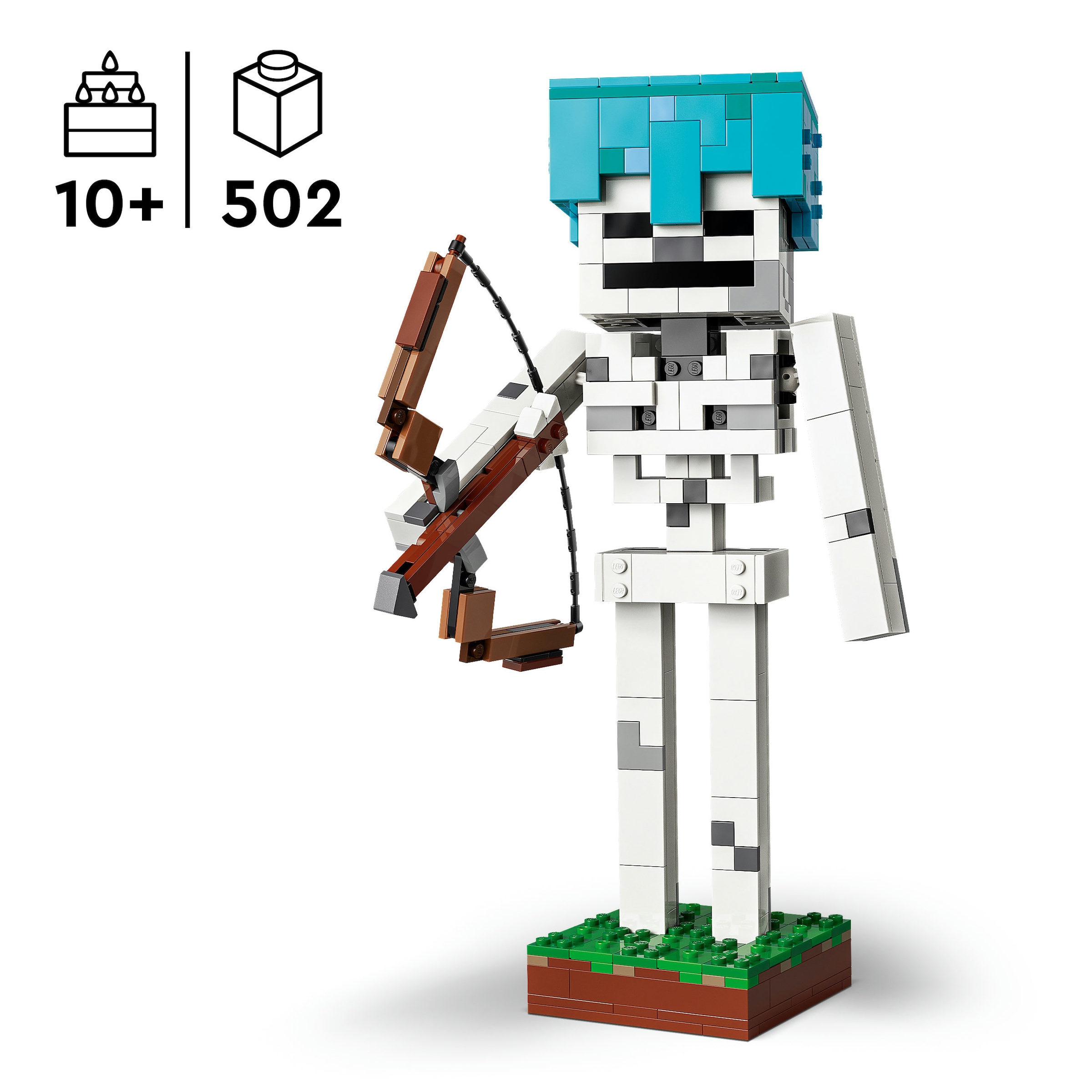 LEGO® Konstruktionsspielsteine »Das Skelett (21594), LEGO Minecraft« Made in Europe