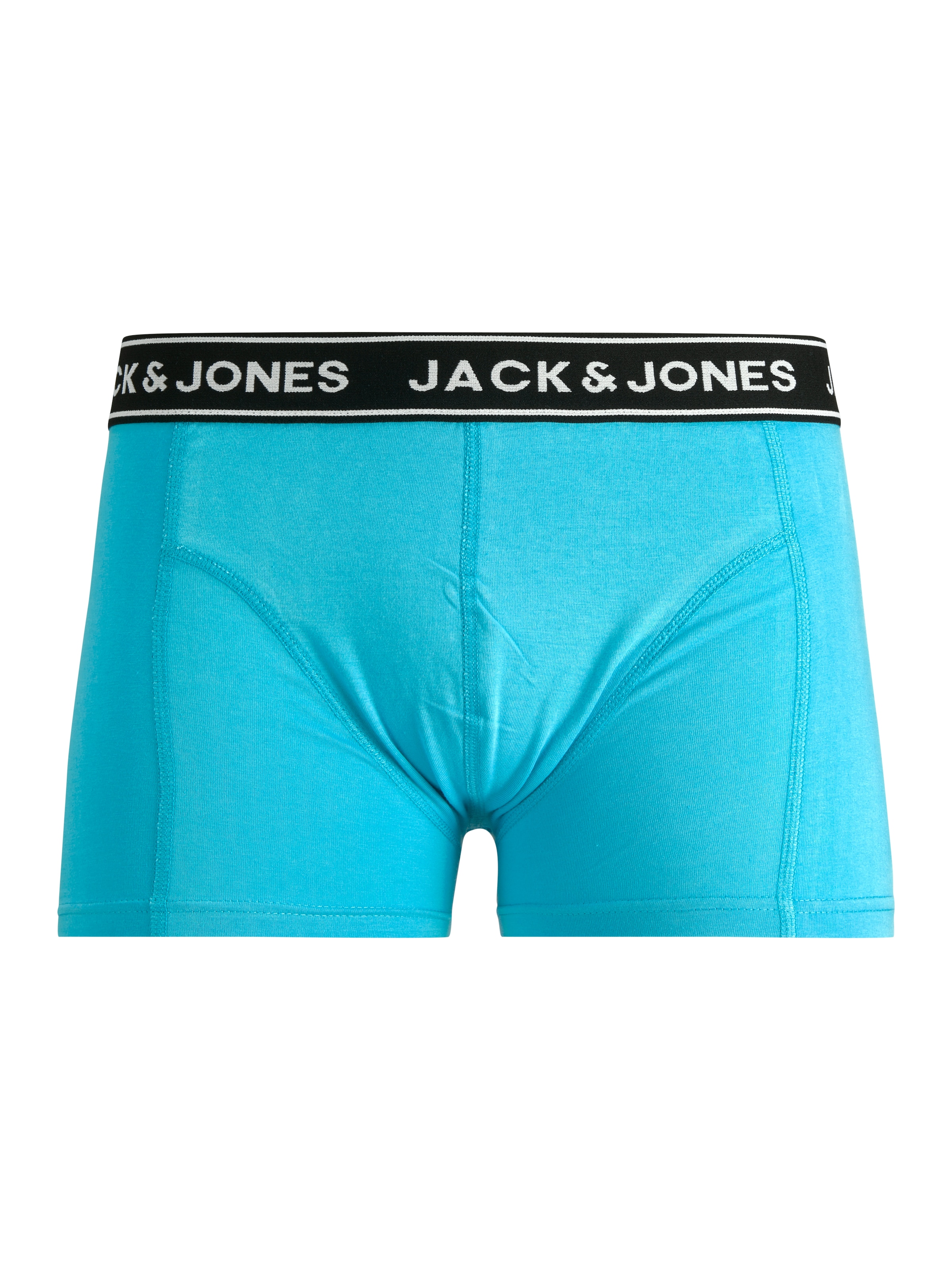 Jack & Jones Trunk »JACCRISP im 6er Pack mit Logobund und Stretchkomfort« Packung, 6 Stk. unifarben mit Farbeinsatz, modisch, eng anliegend, Baumwollmischung