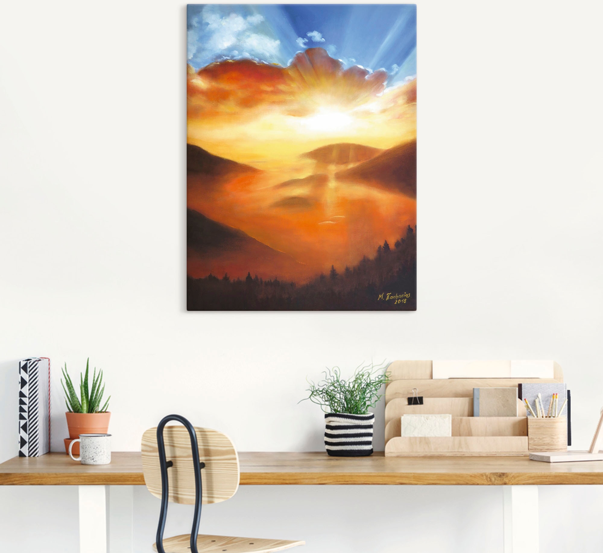 Artland Wandbild »Erwachen in der Natur«, Bilder vom Sonnenuntergang & -auf günstig online kaufen