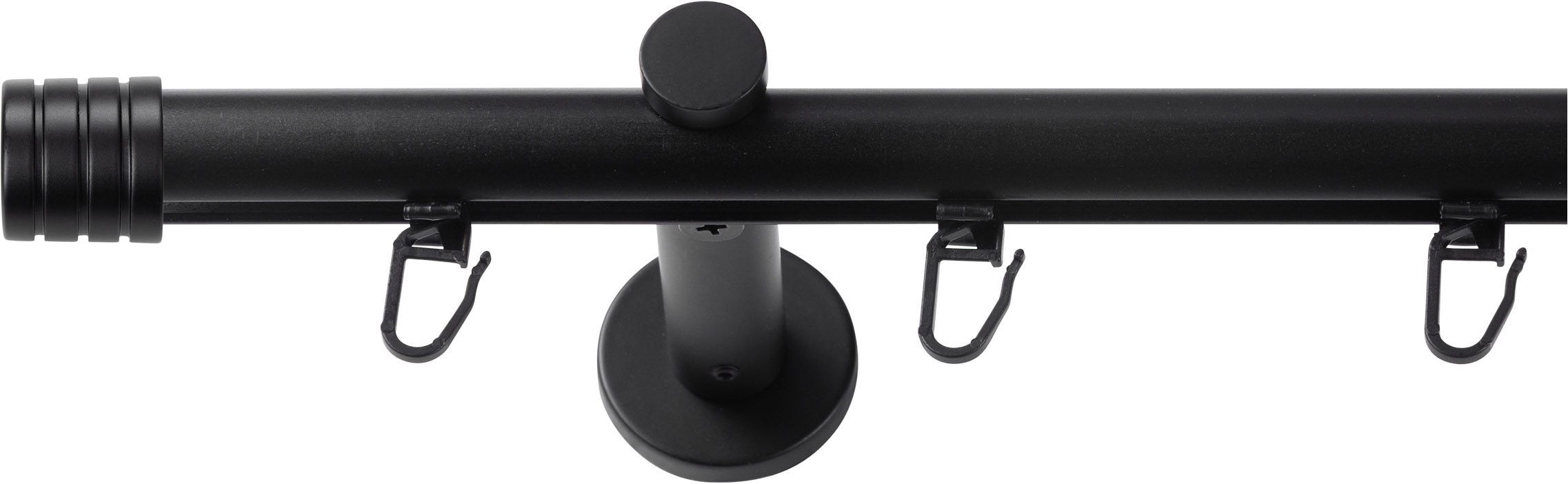 SN DECO GROUP Gardinenstange Ø 19 mm 1 läufig-läufig Fixmaß;kürzbar