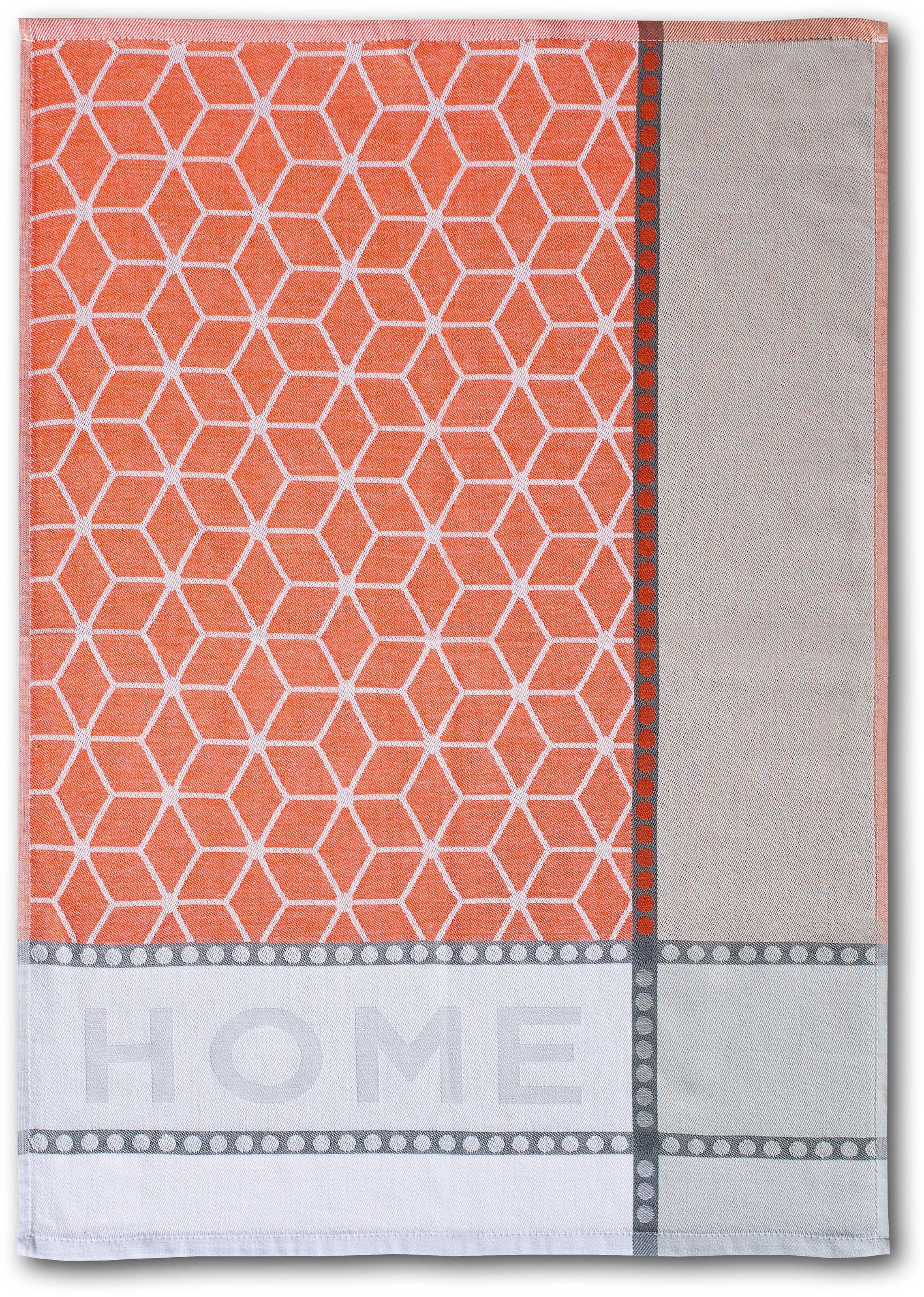 Dyckhoff Geschirrtuch »HOME & KITCHEN, Maße je Tuch ca. 50x70 cm, aus 100% Baumwolle« mit zwei verschiedenen Motiven