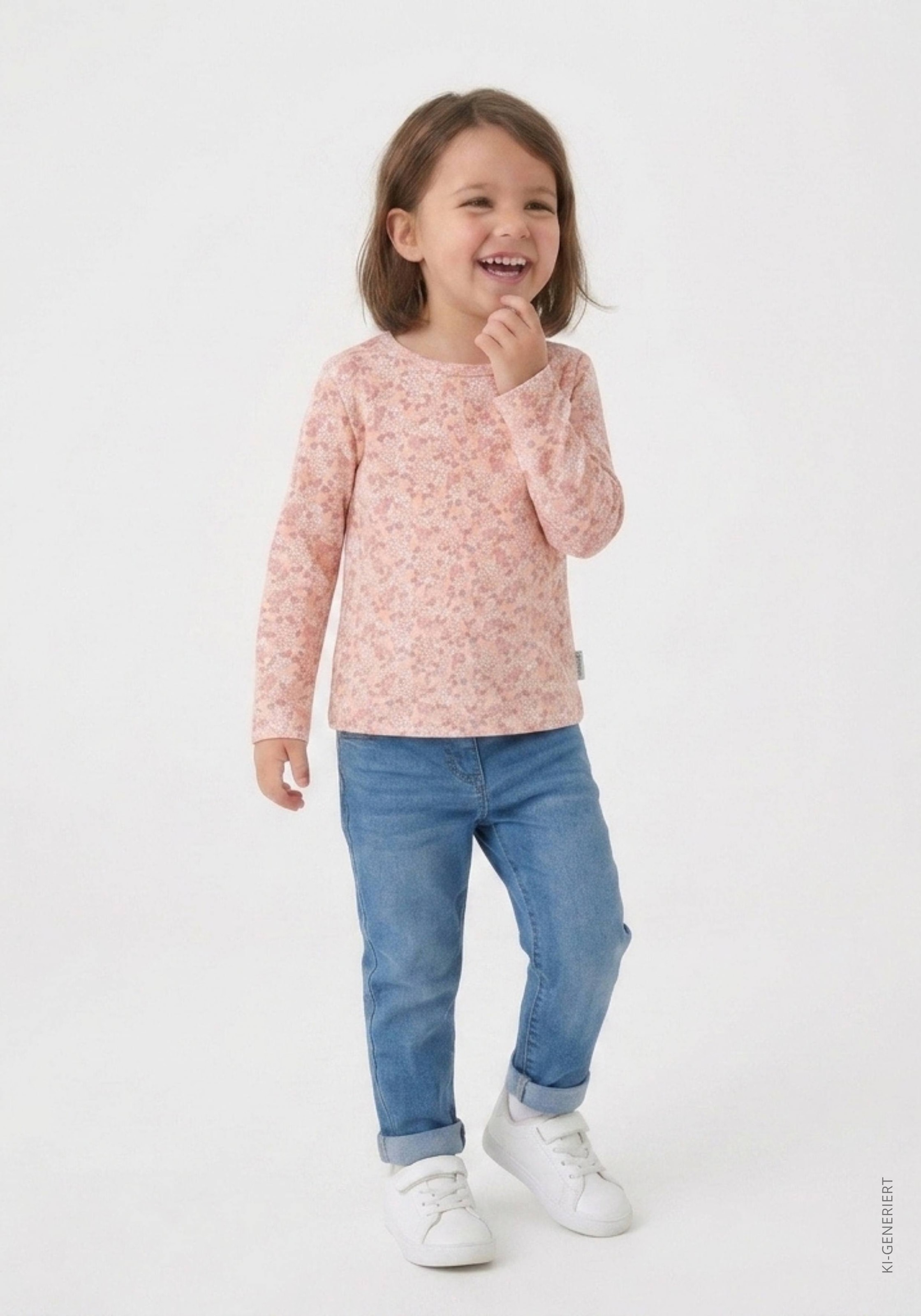 STACCATO Langarmshirt 2 tlg. 2er Pack bedruckt, florales Muster, für Girls