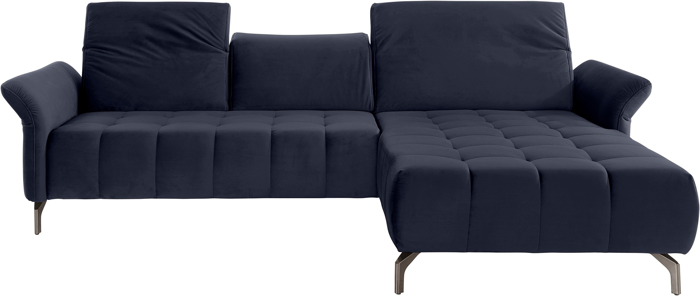 INOSIGN Ecksofa »Fresh L-Form«, Federkern, wahlweise Kopfteilverstellung und motorischer Vorziehsitz