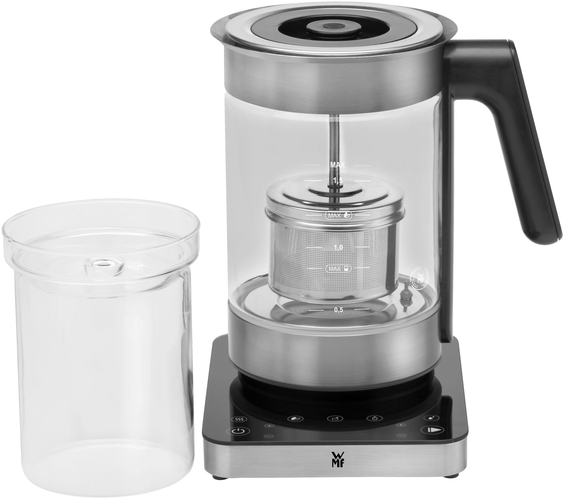 WMF Wasser-/Teekocher »Lumero« 3000 W edelstahlfarben