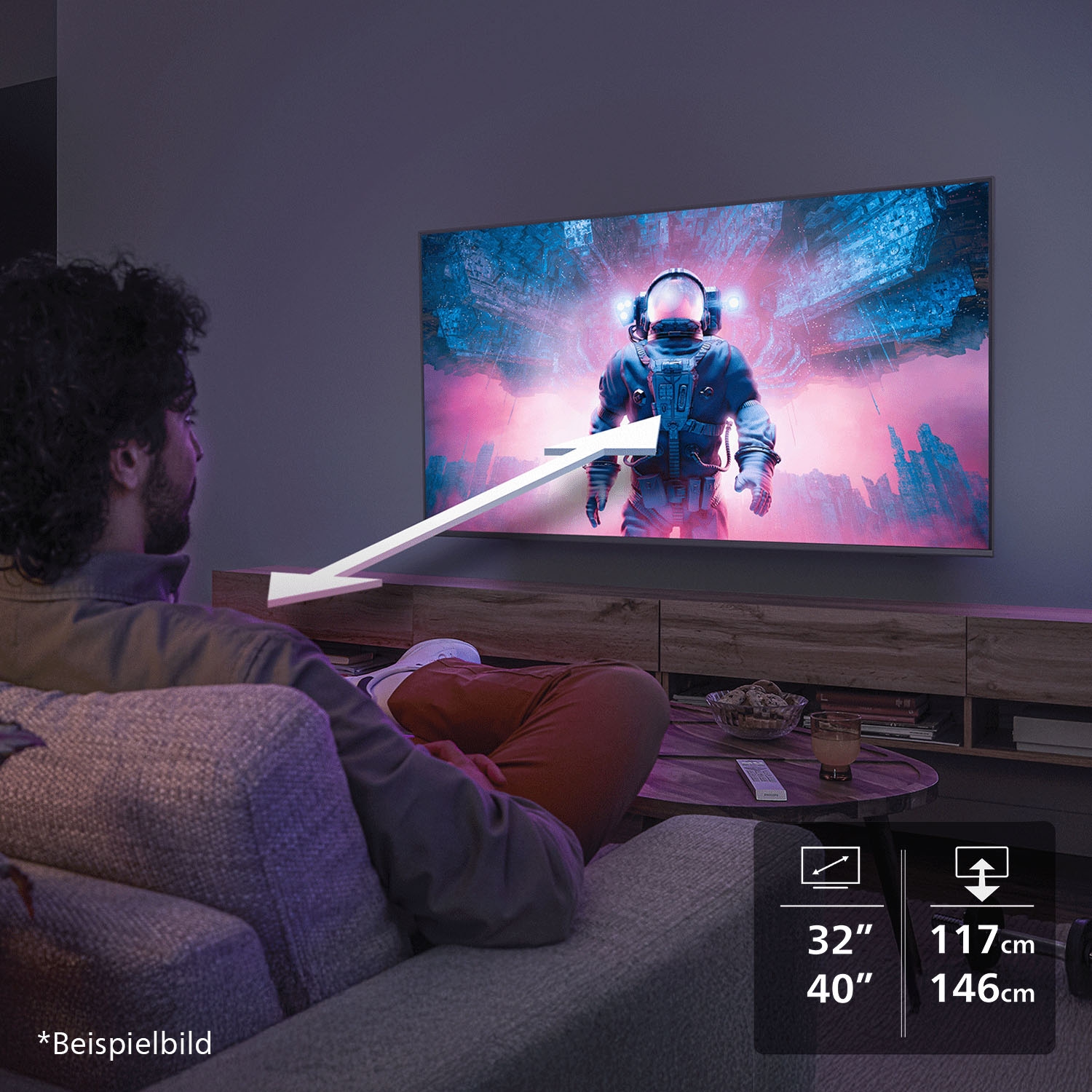Philips LED-Fernseher »40PFS6050/12« 101 cm/40 ″ Full HD Smart-TV