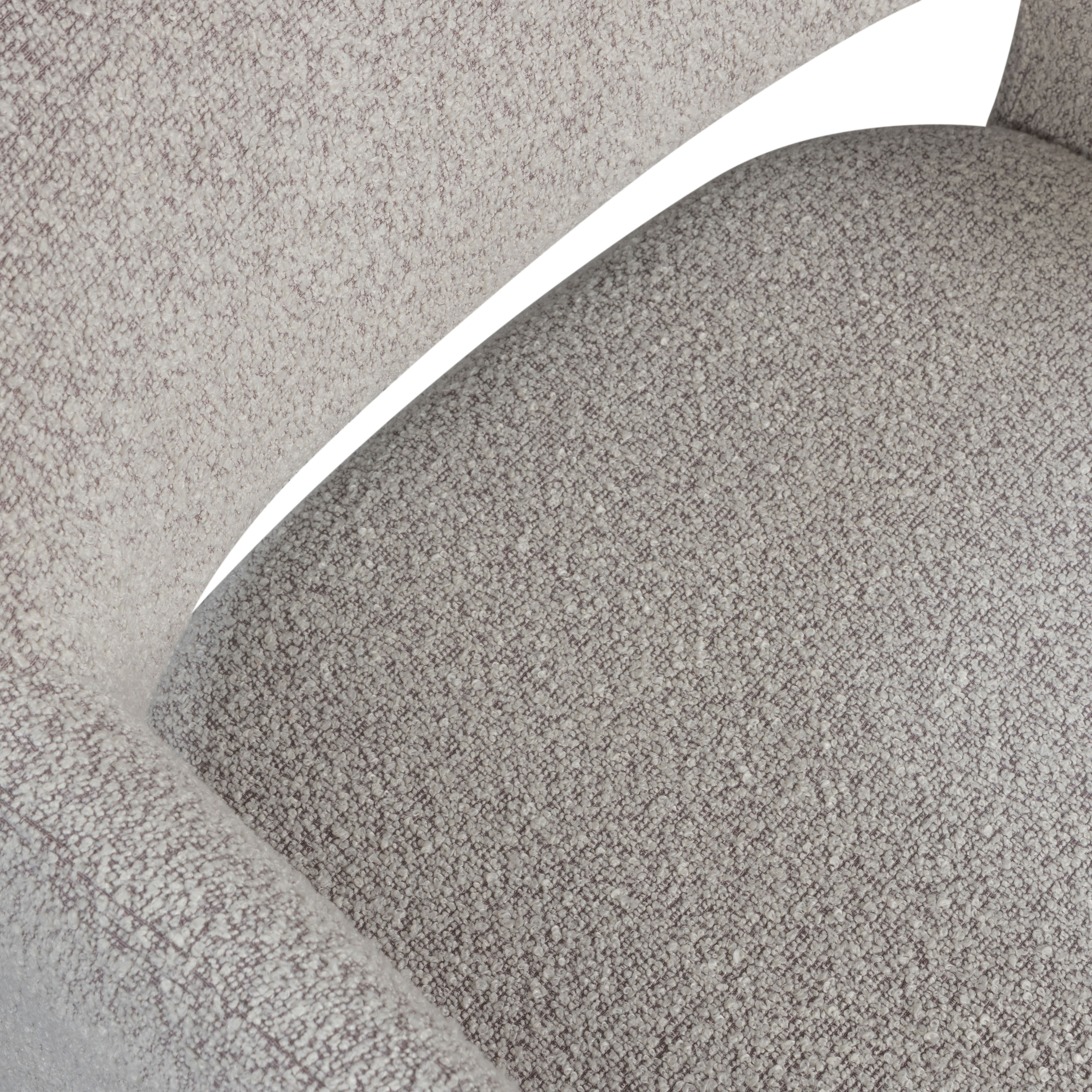 WOOOD Esszimmerstuhl »Lyric mit Ceyo-Bouclé-Bezug und Rollen B 59 x T 58 x H 79 cm« () Tragkraft 120 kg, Hohe Verschleißfestigkeit, montiert geliefert