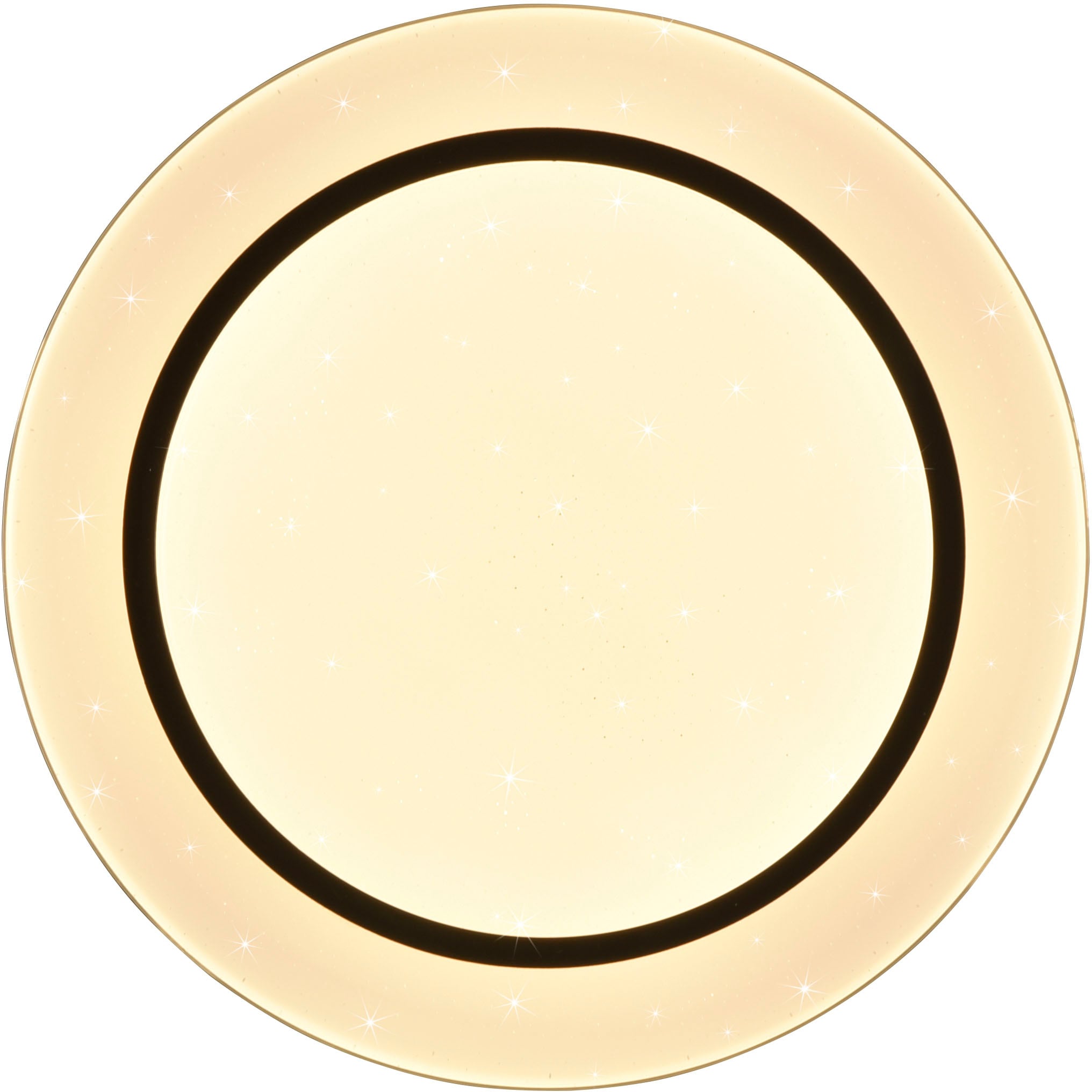 TRIO Leuchten LED Deckenleuchte »Atria«, Starlight Effekt, Fernbedienung, Lichtfarbe einstellbar dimmbar Memory